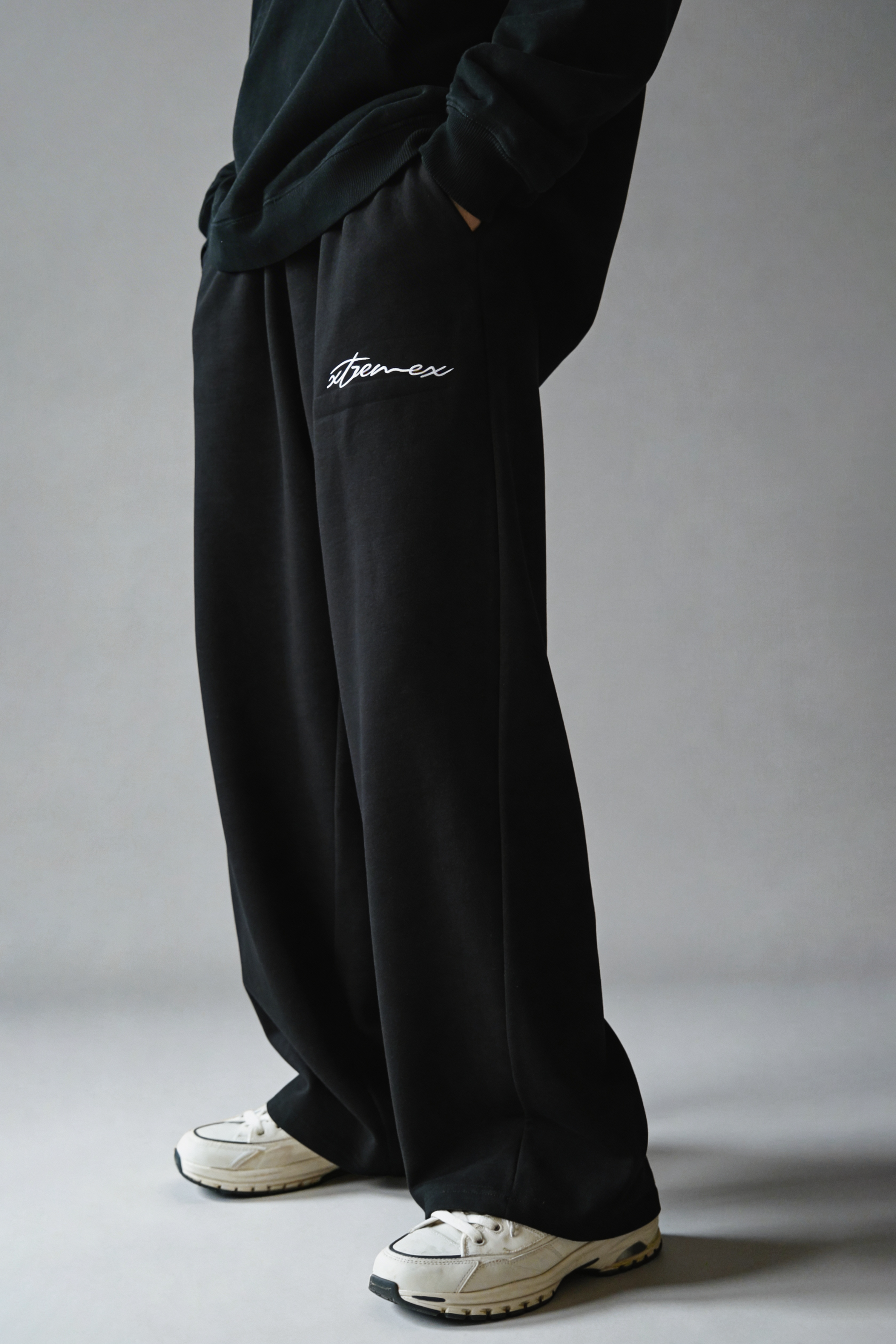 Everyday Unisex Joggers Black Premium Cotton