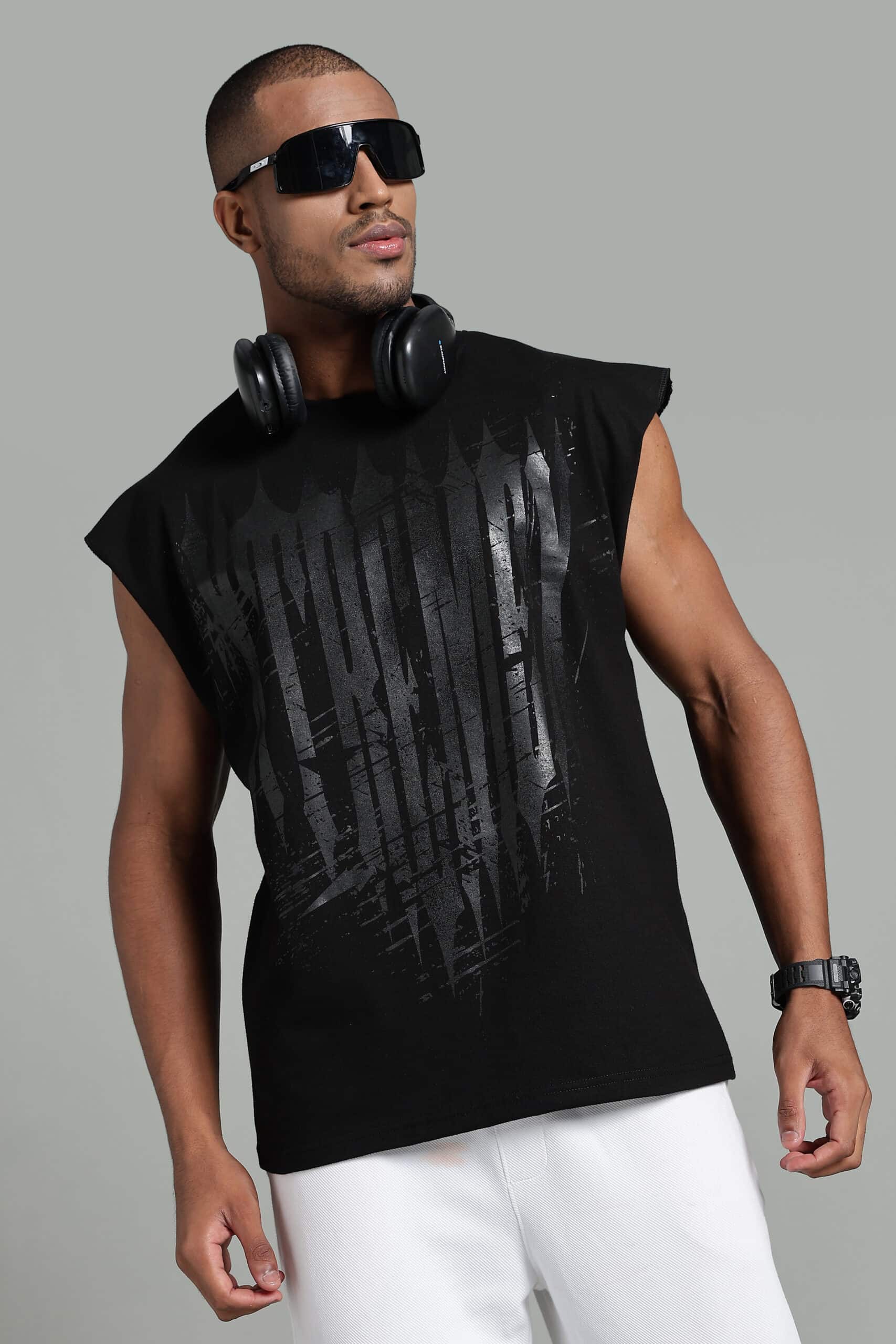 DriftCut Oversized Sleeveless Tshirt