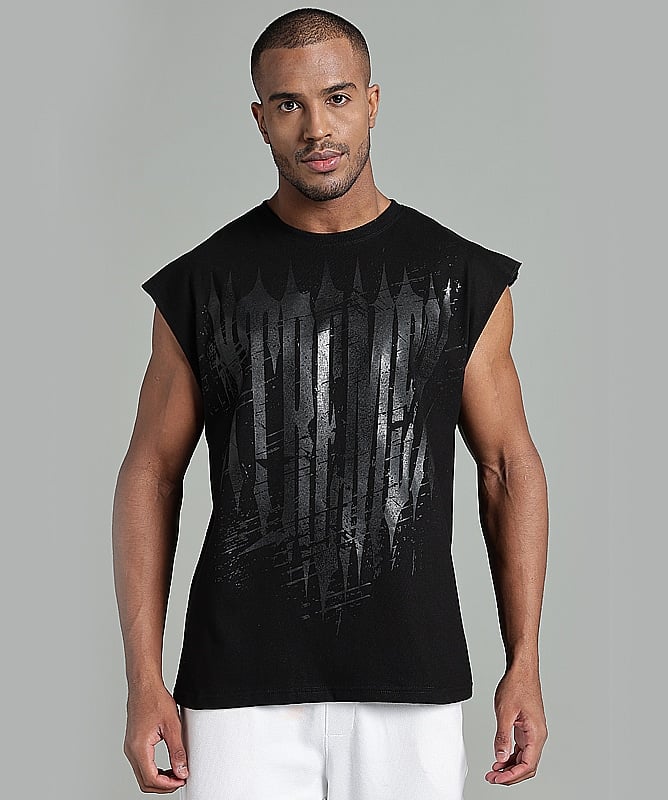 DriftCut Oversized Sleeveless Tshirt