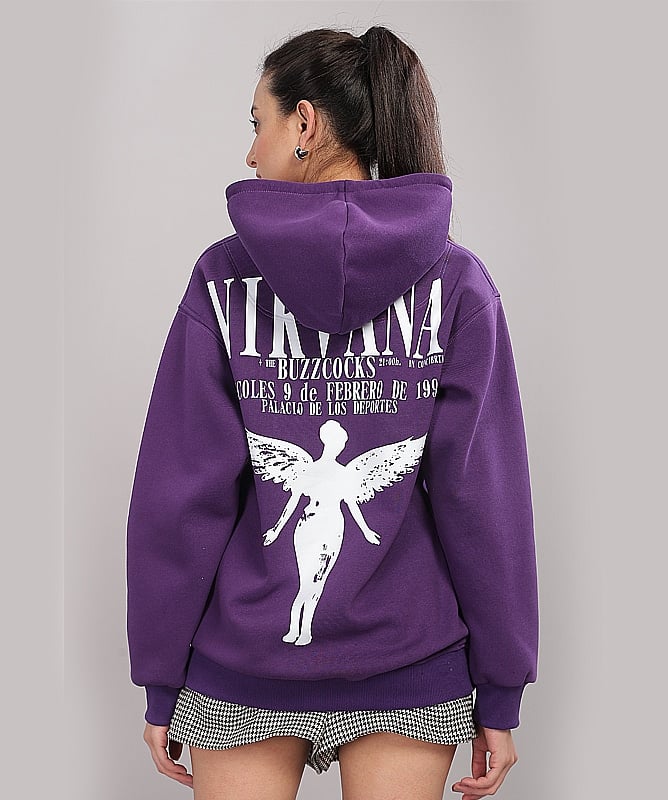 Vintage Nirvana Unisex Oversized Hoodie