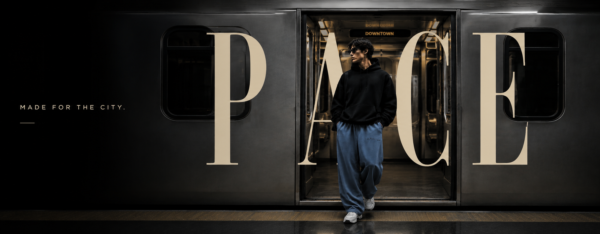 Men's oversized hoodie and joggers streetwear collection