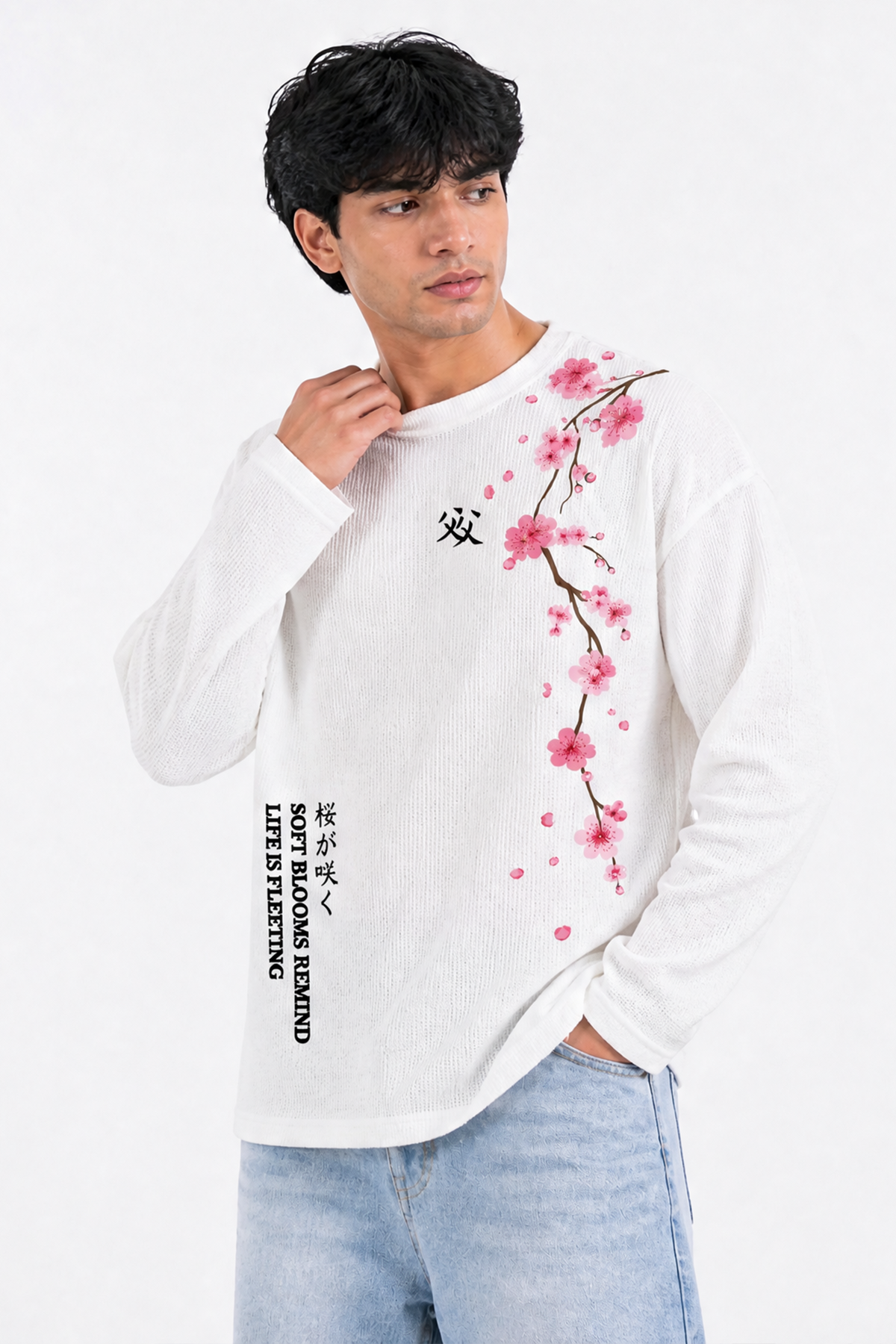 Cherry Blossom Waffle T-Shirt