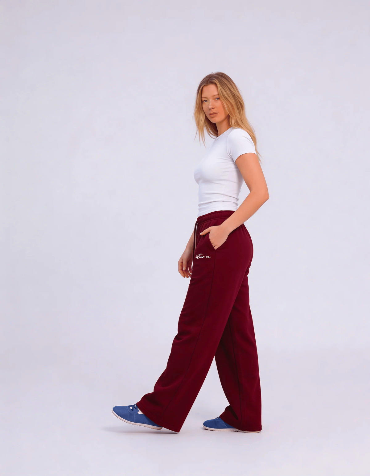 Everyday Unisex Joggers - Maroon
