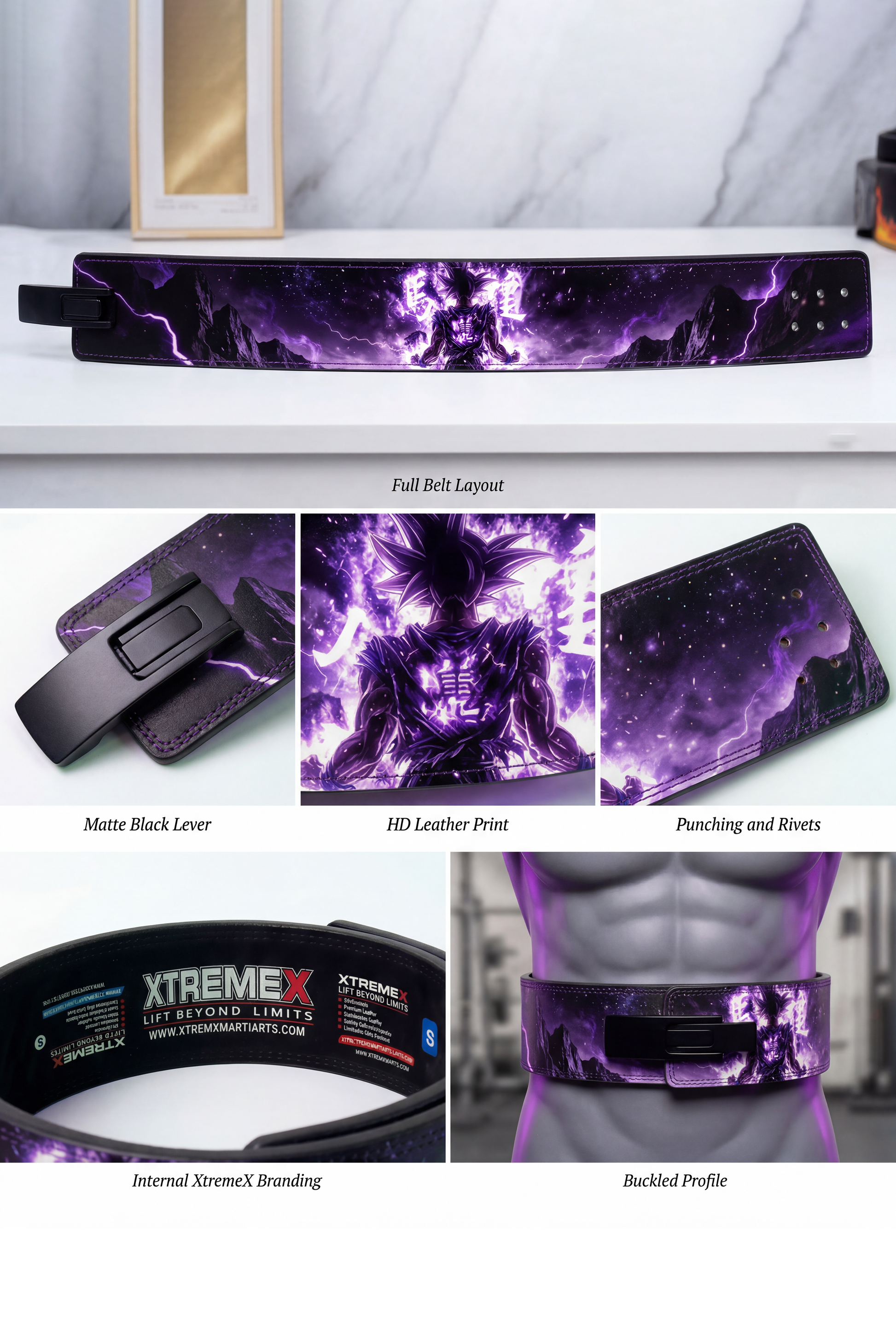Void Lightning 13mm Powerlifting Lever Belt