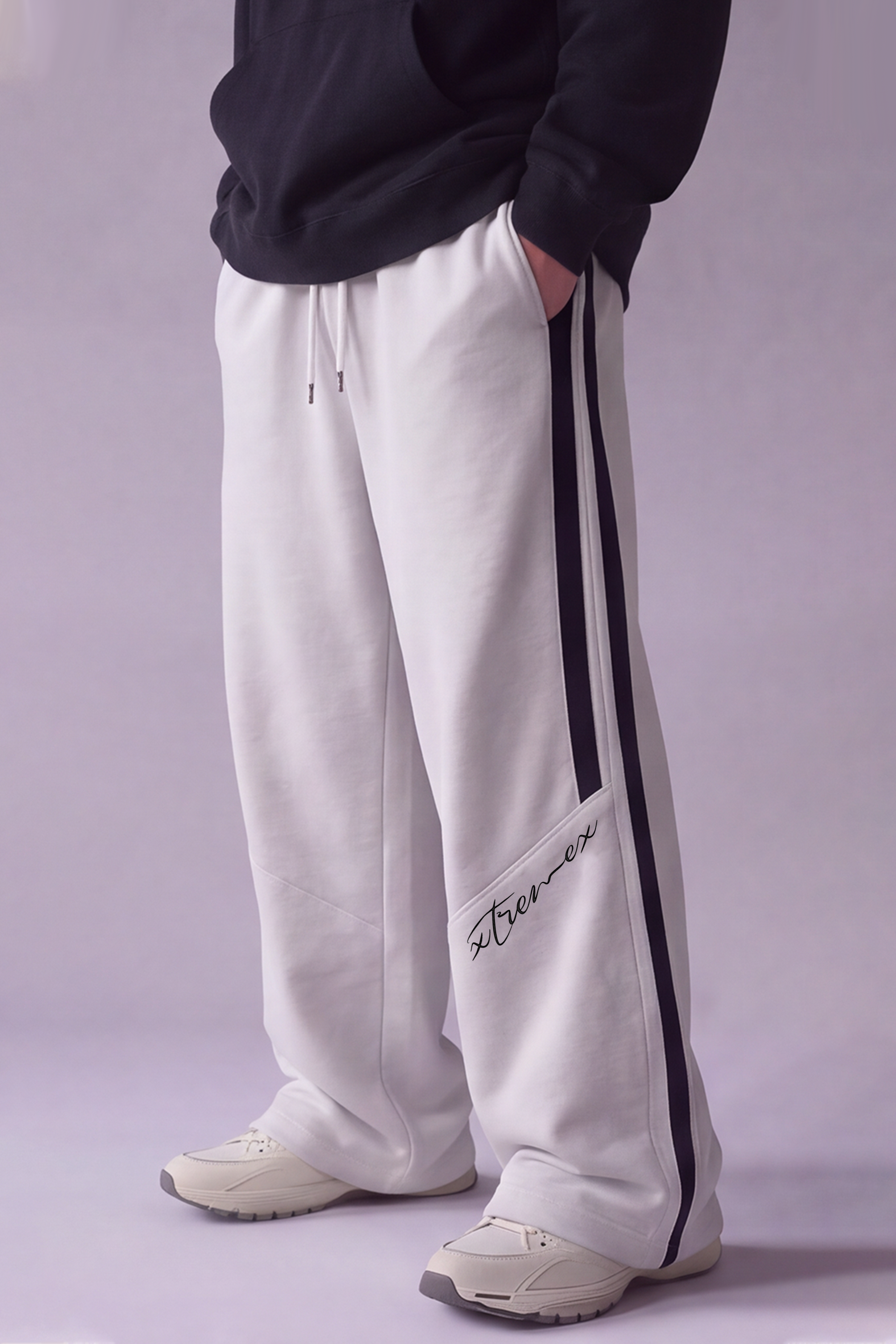 Image of Retro Unisex Joggers Melange
