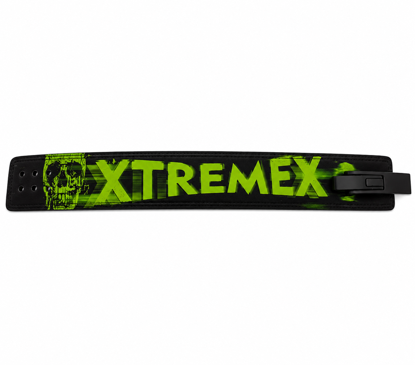 XTREMEX POWERLIFTING 13MM LEVER BELT - GREEN REAPER