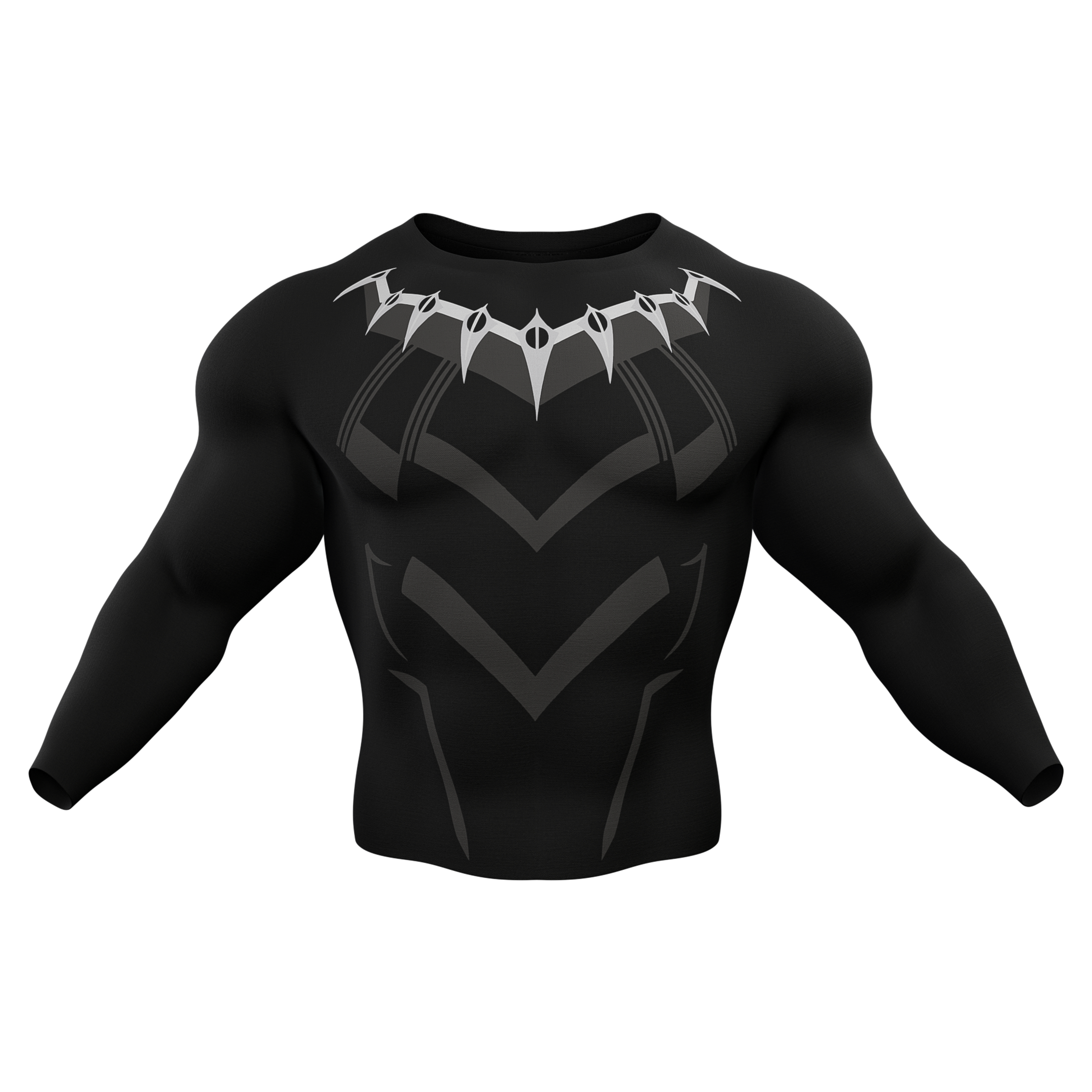 Image of Black Claw Compression Tshirt Full Sleeve