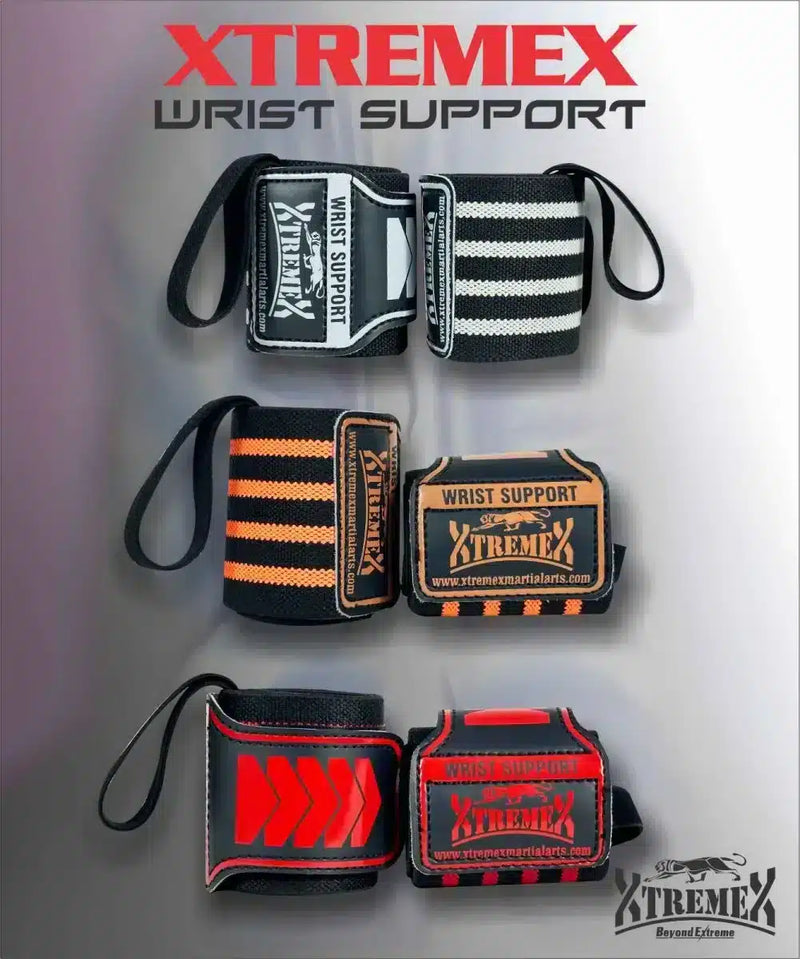 XTREMEX Wrist Support Pack of 3 Pair premium wrist wraps