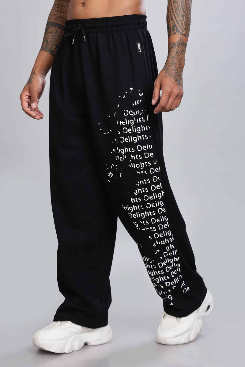 Cloudlight Black unisex joggers stylish casual athletic wear