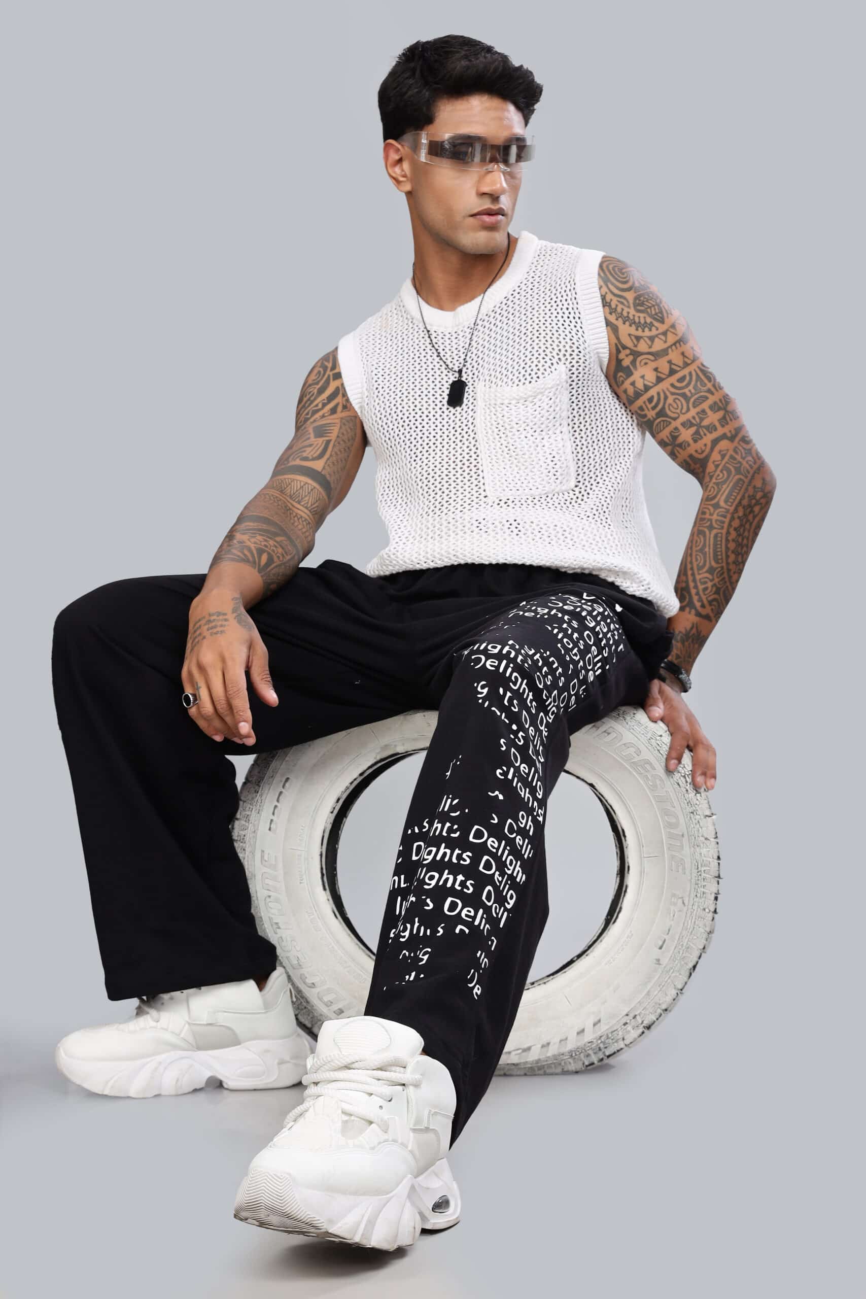 Cloudlight Black Unisex Joggers