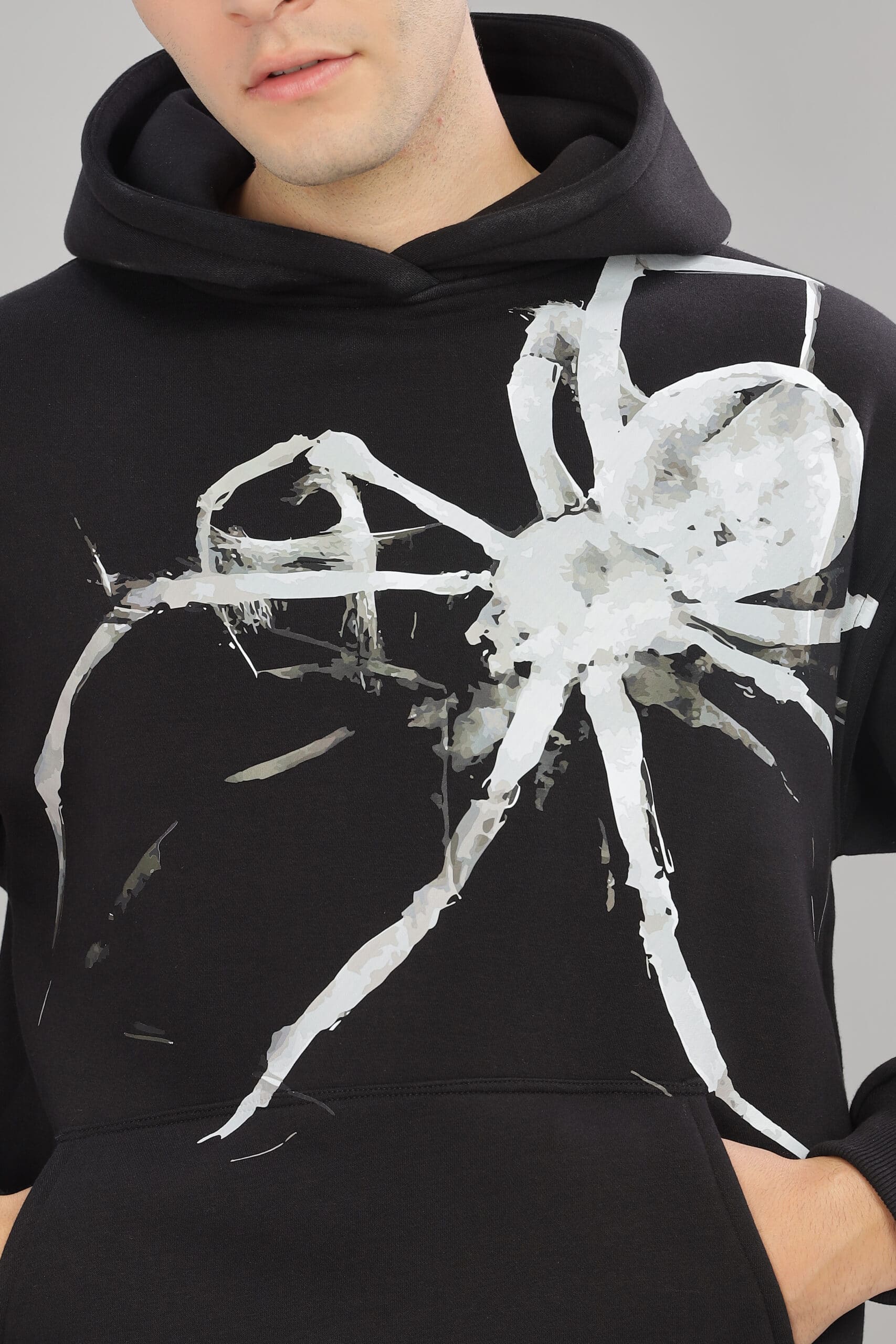 Hoodie Black Spider Sweatshirt Marvel Spider-Man Gamerverse Hoodie