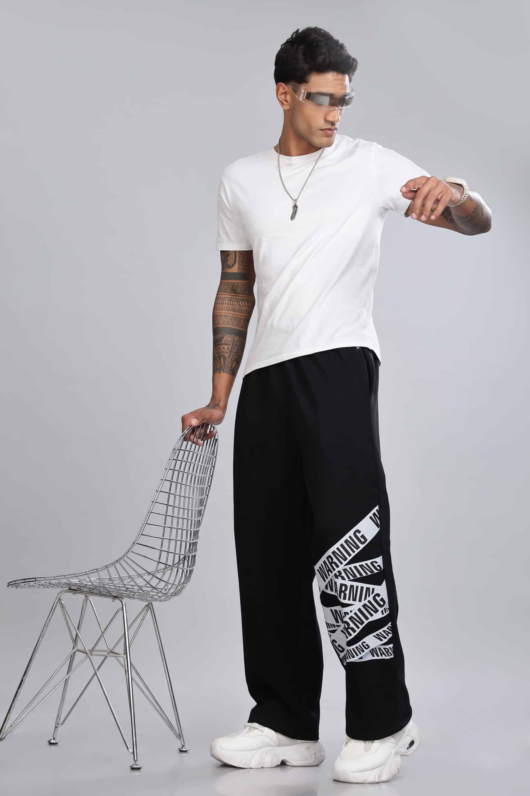 Image of Warning Unisex Joggers