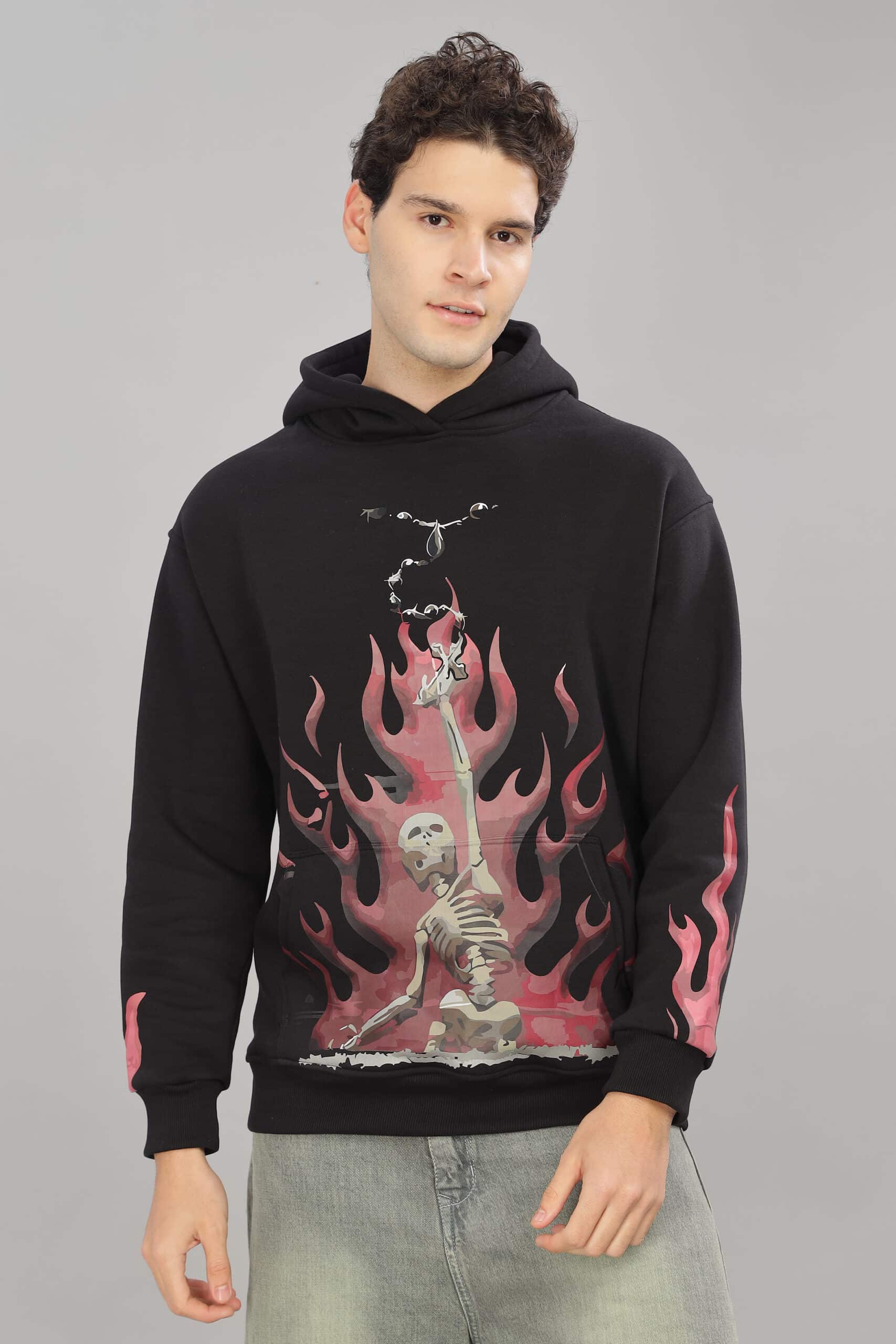 Image of Flame Reaper Unisex Oversized Hoodie