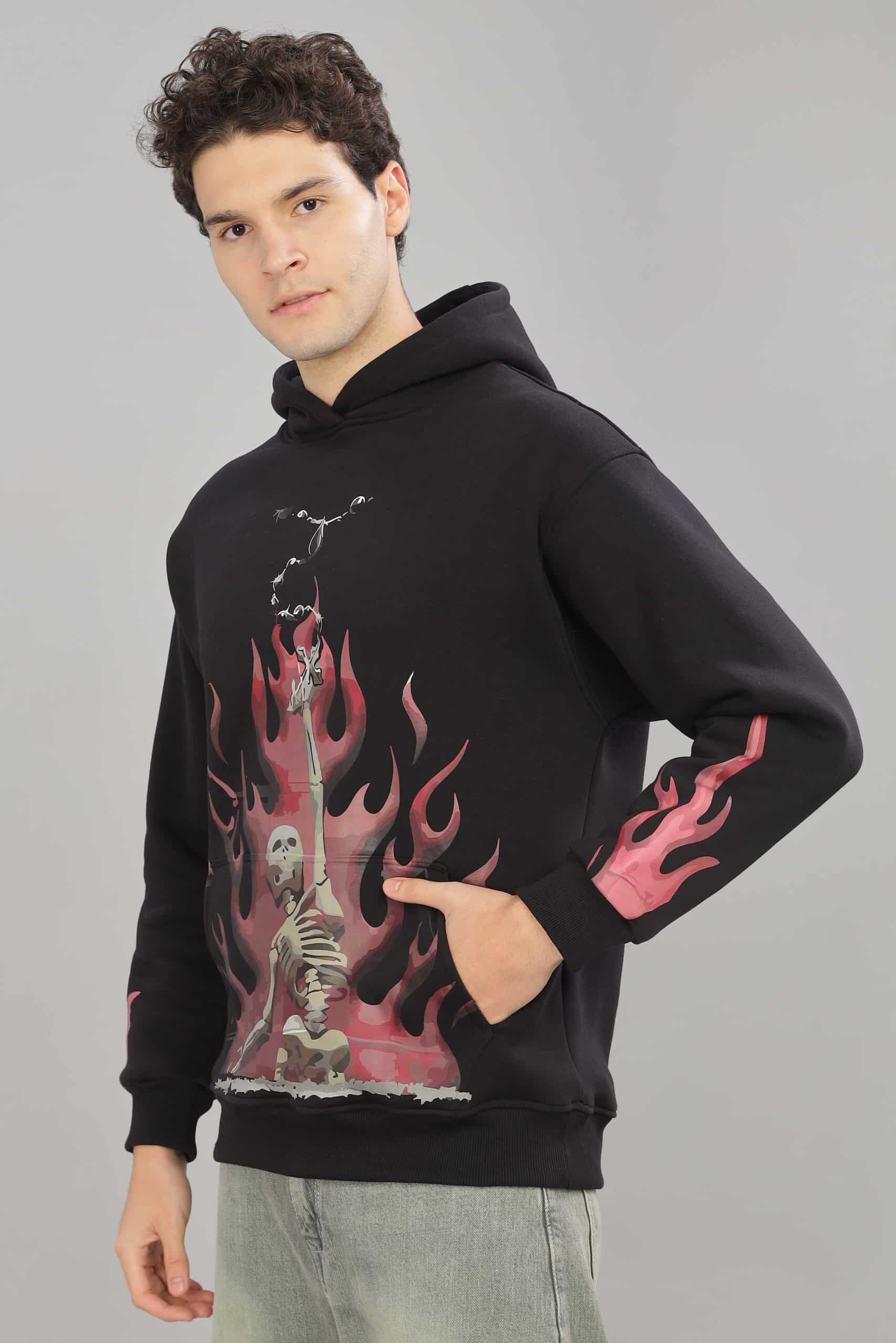 Image of Flame Reaper Unisex Oversized Hoodie