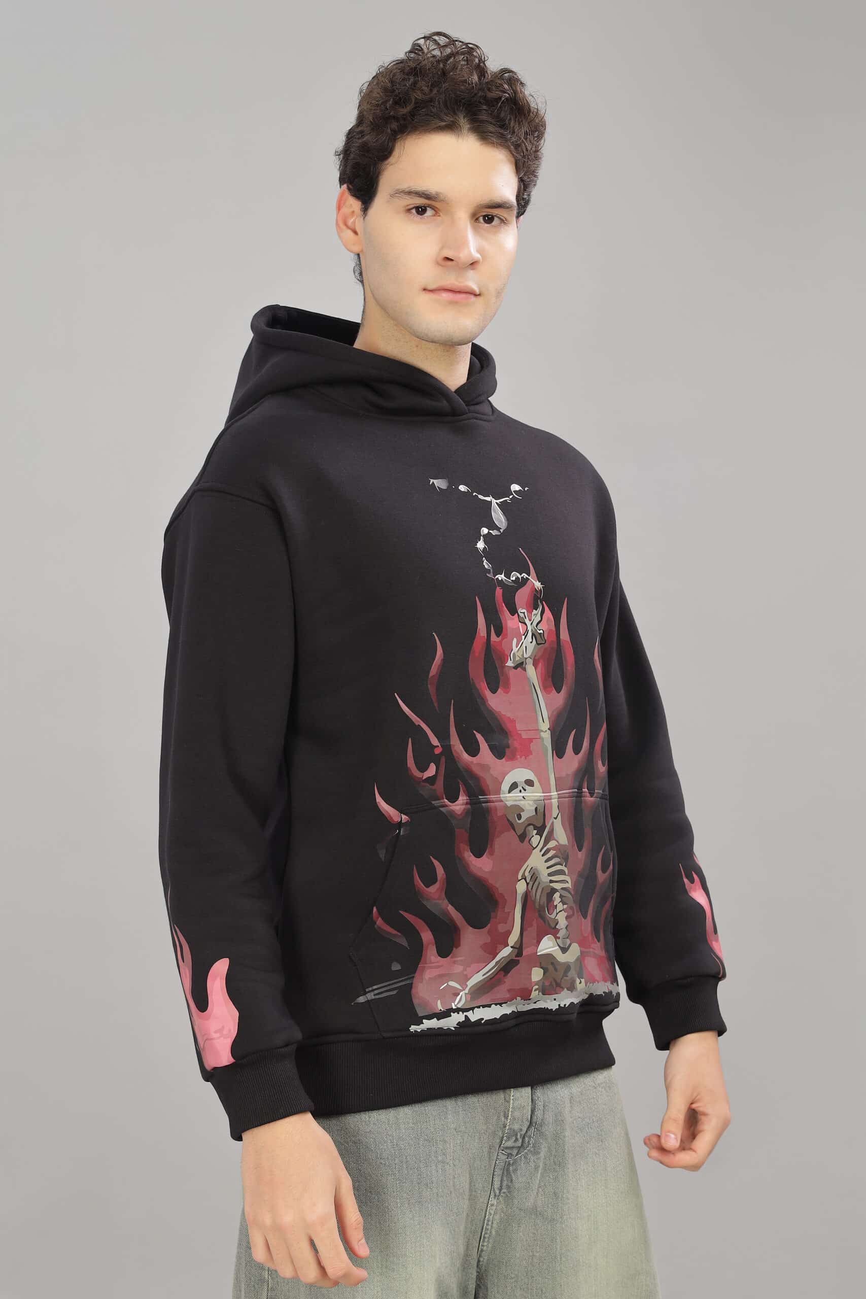 Image of Flame Reaper Unisex Oversized Hoodie