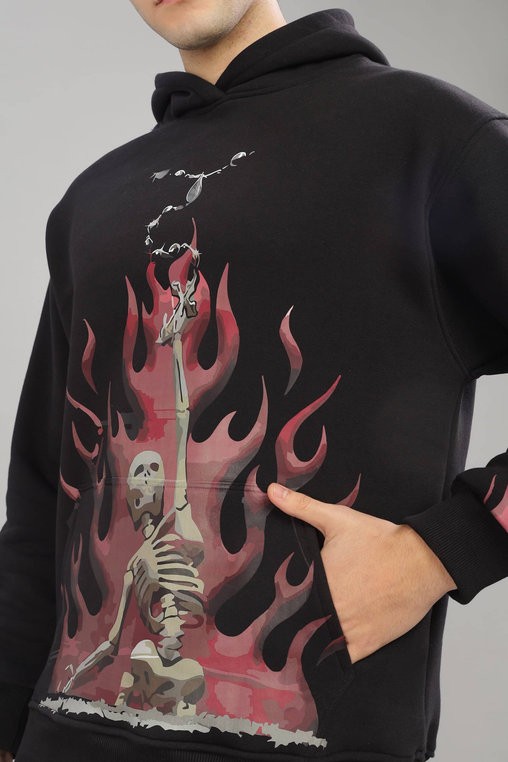 Image of Flame Reaper Unisex Oversized Hoodie