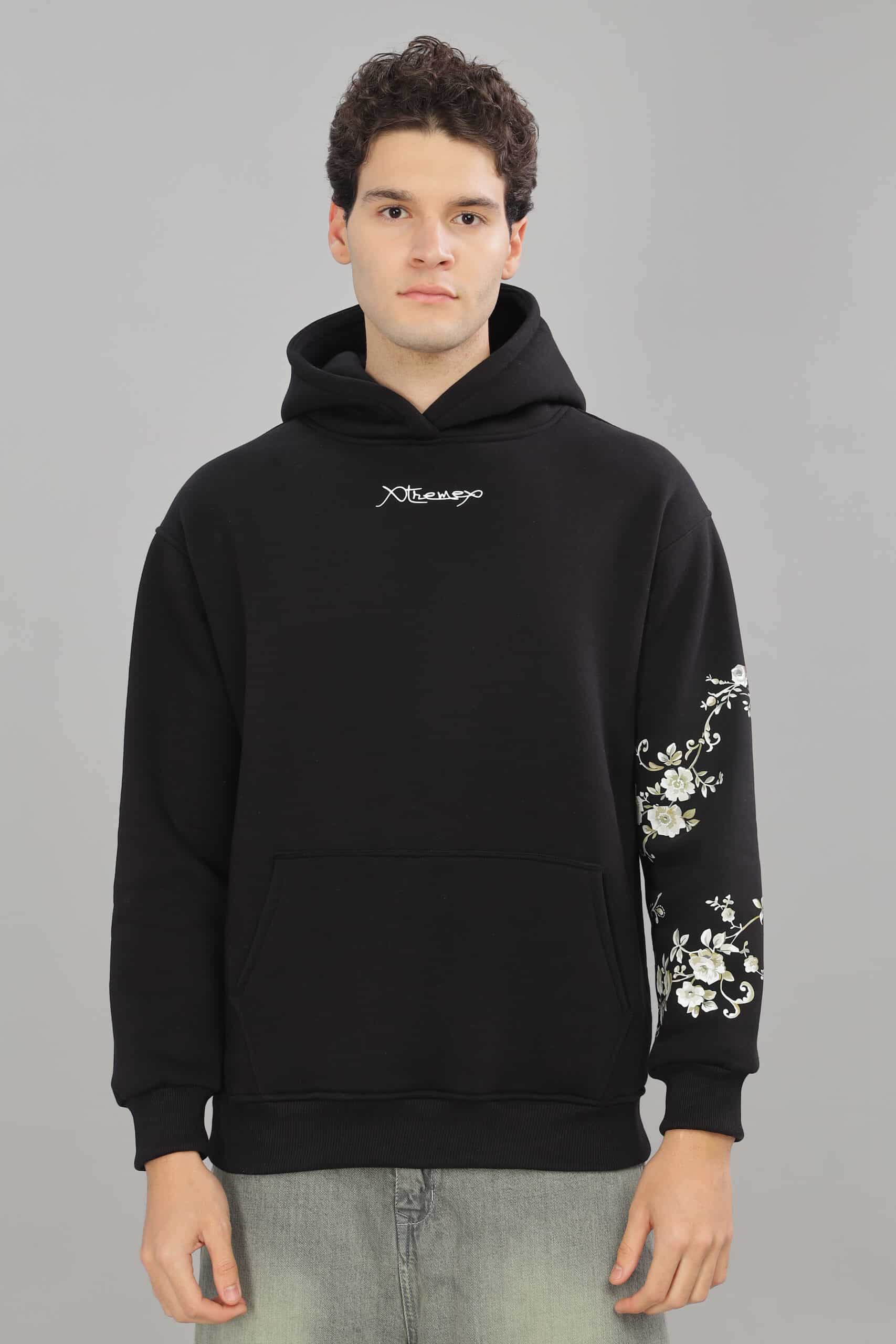 Image of Floral Unisex Oversized Hoodie