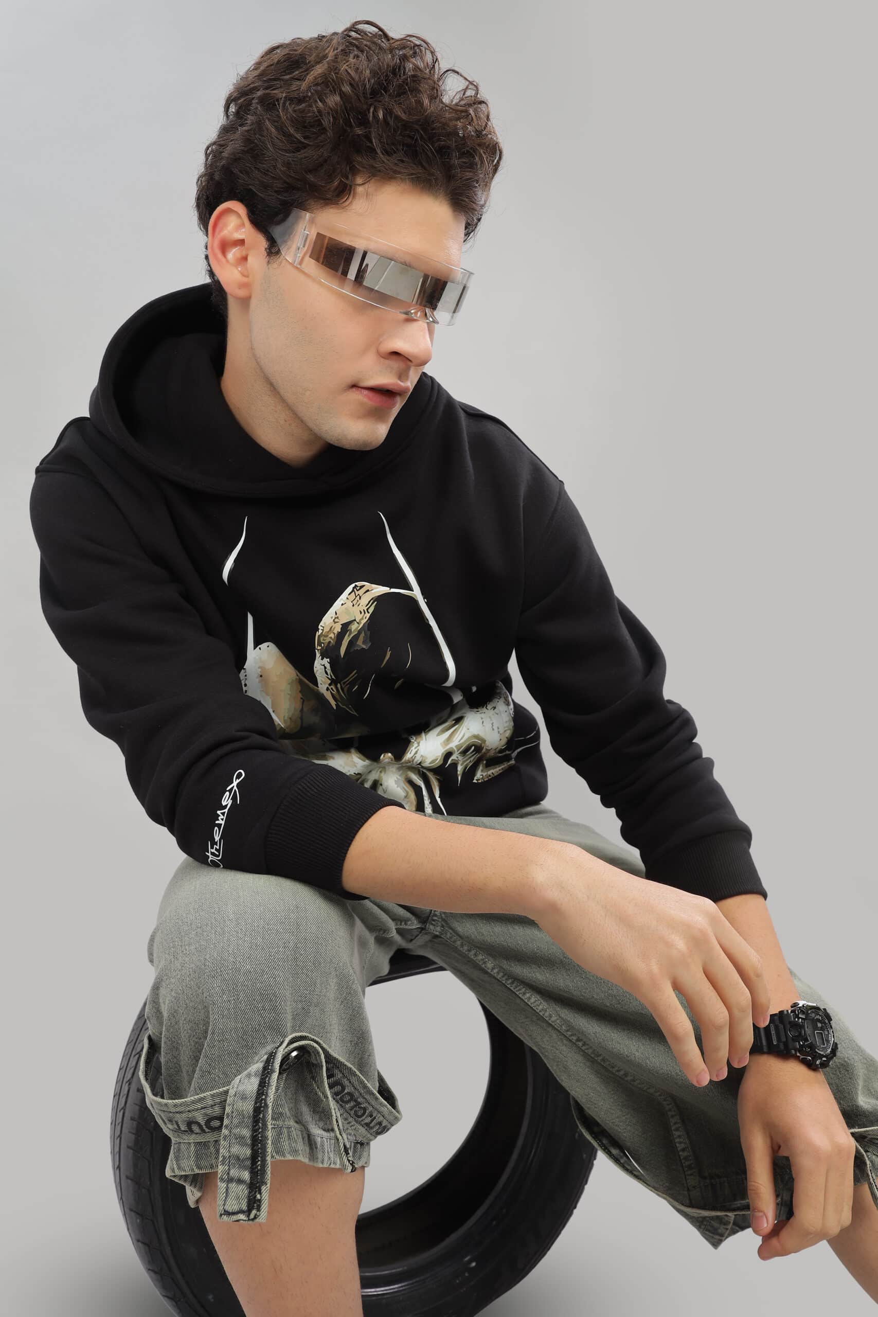 Image of Shadow Web Unisex Oversized Hoodie