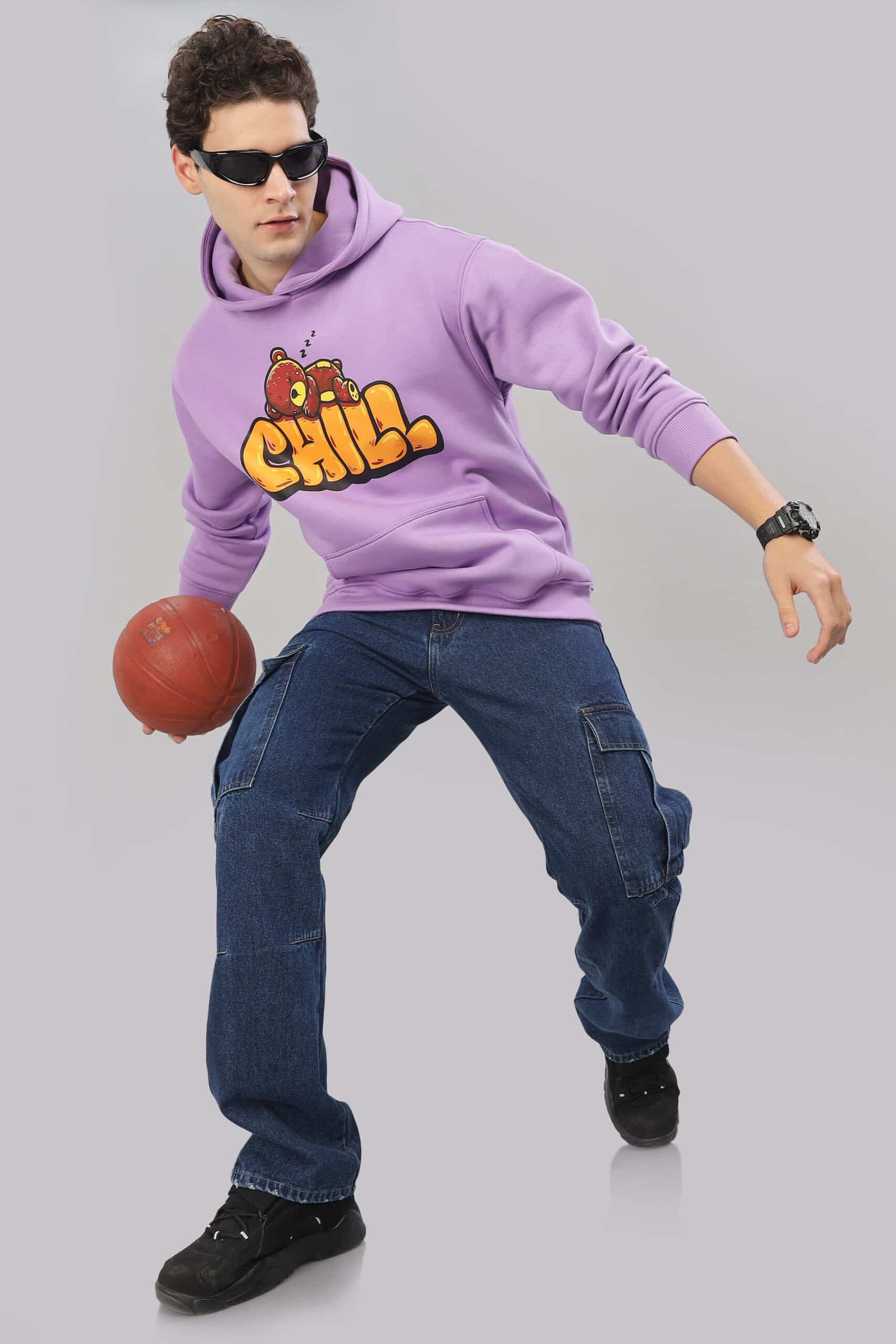 Image of Chill Bear Unisex Oversized Hoodie