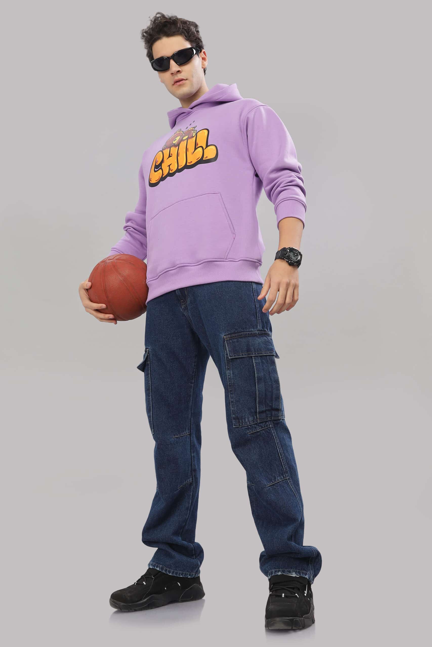 Image of Chill Bear Unisex Oversized Hoodie