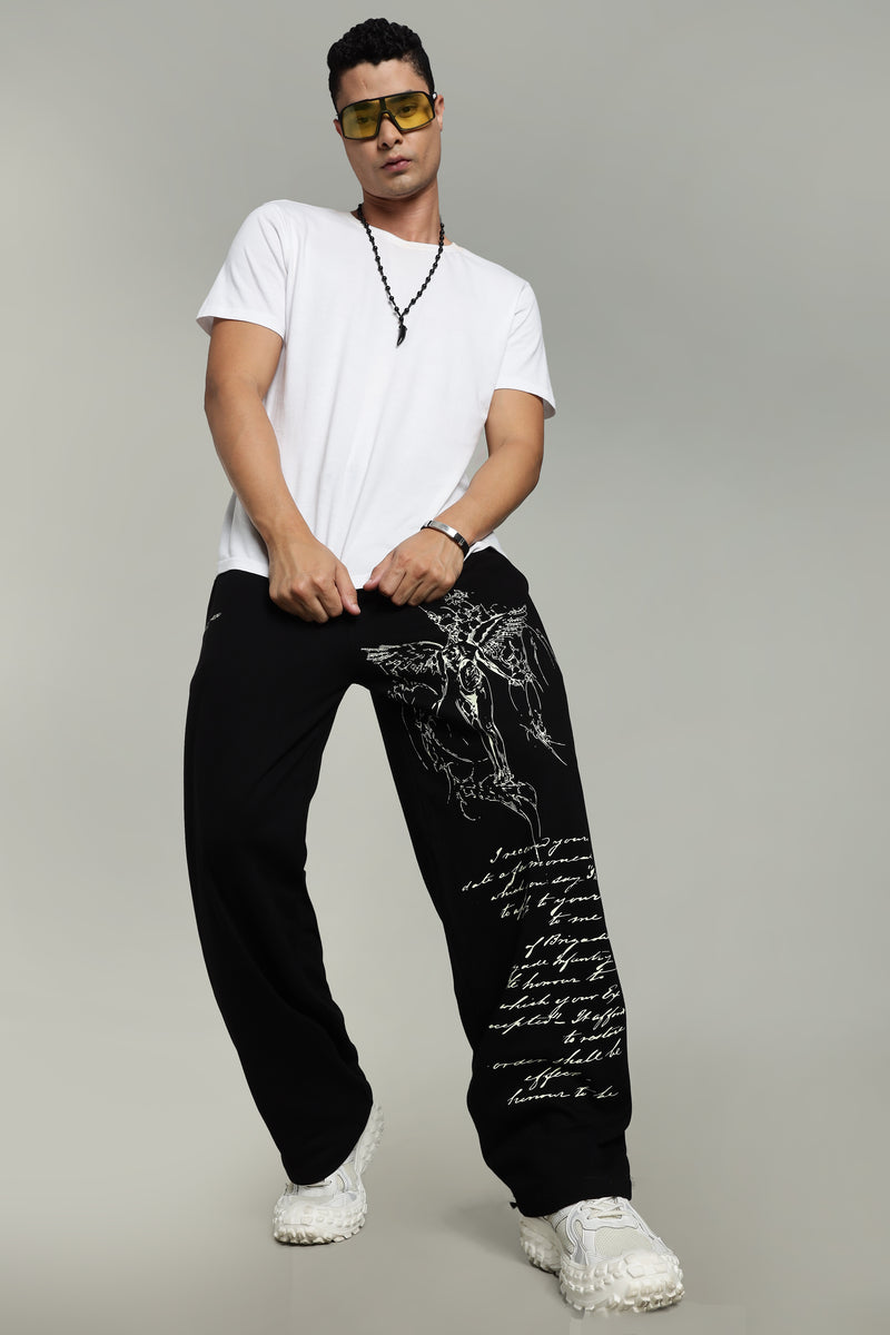 Premium Divine Black streetwear joggers for everyday style