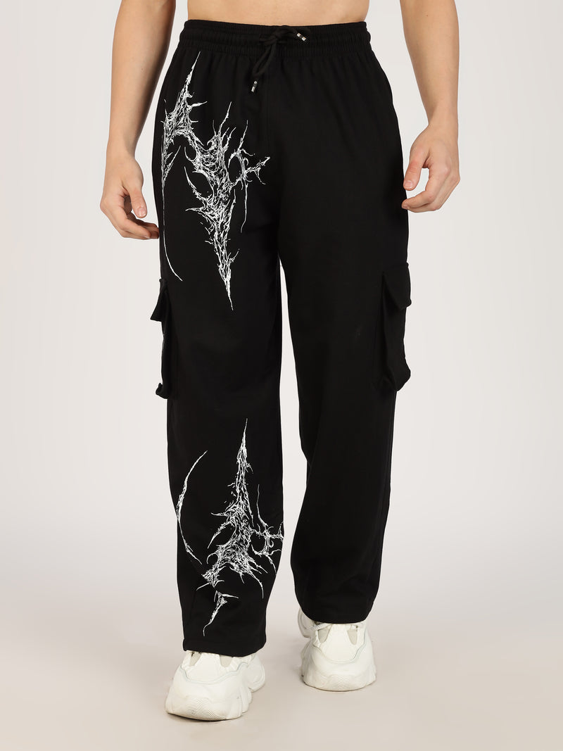 Premium cotton joggers with striking Night Slayer design