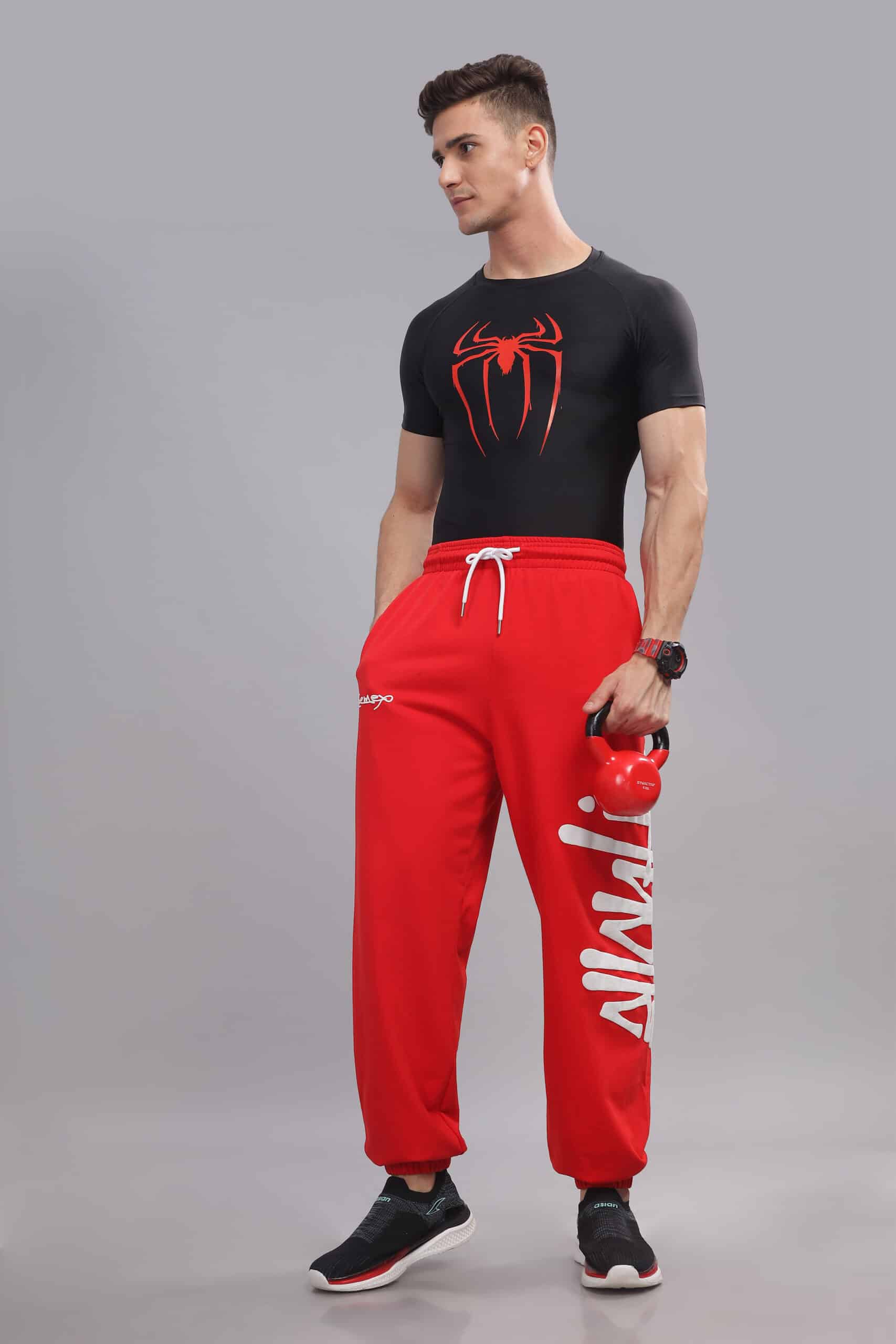 Image of Spider Compression Tshirt Half Sleeve