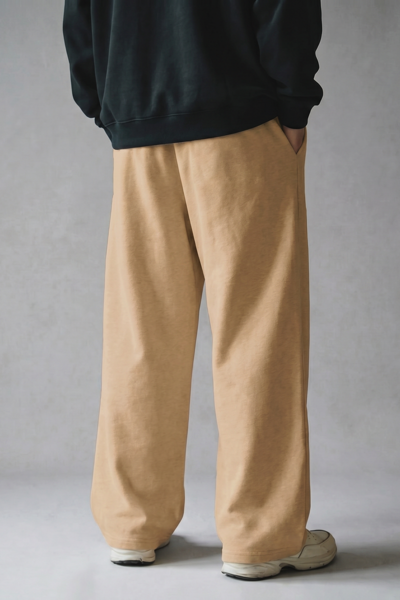 Men's premium tan joggers for everyday performance and comfort ifm