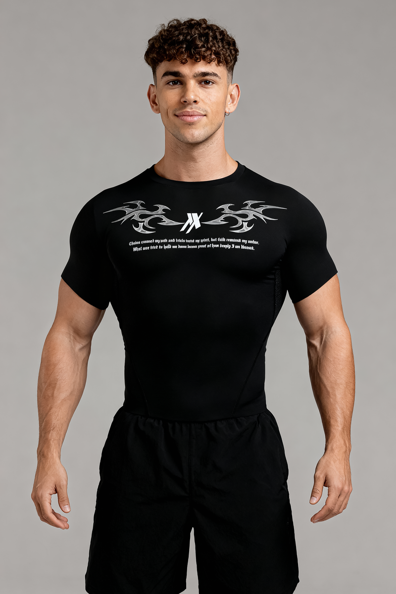 Steelix Compression Tshirt Half Sleeve