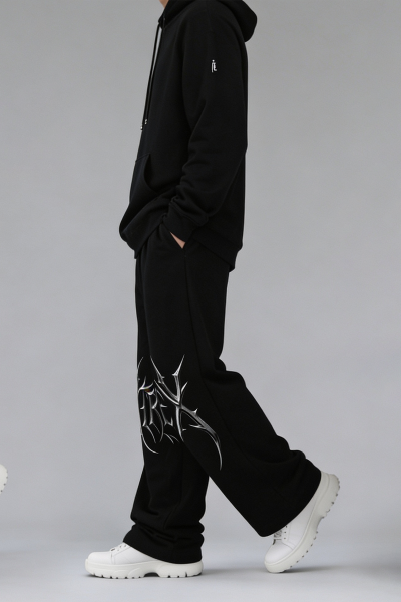 Comfortable MetalX cotton track pants for daily wear