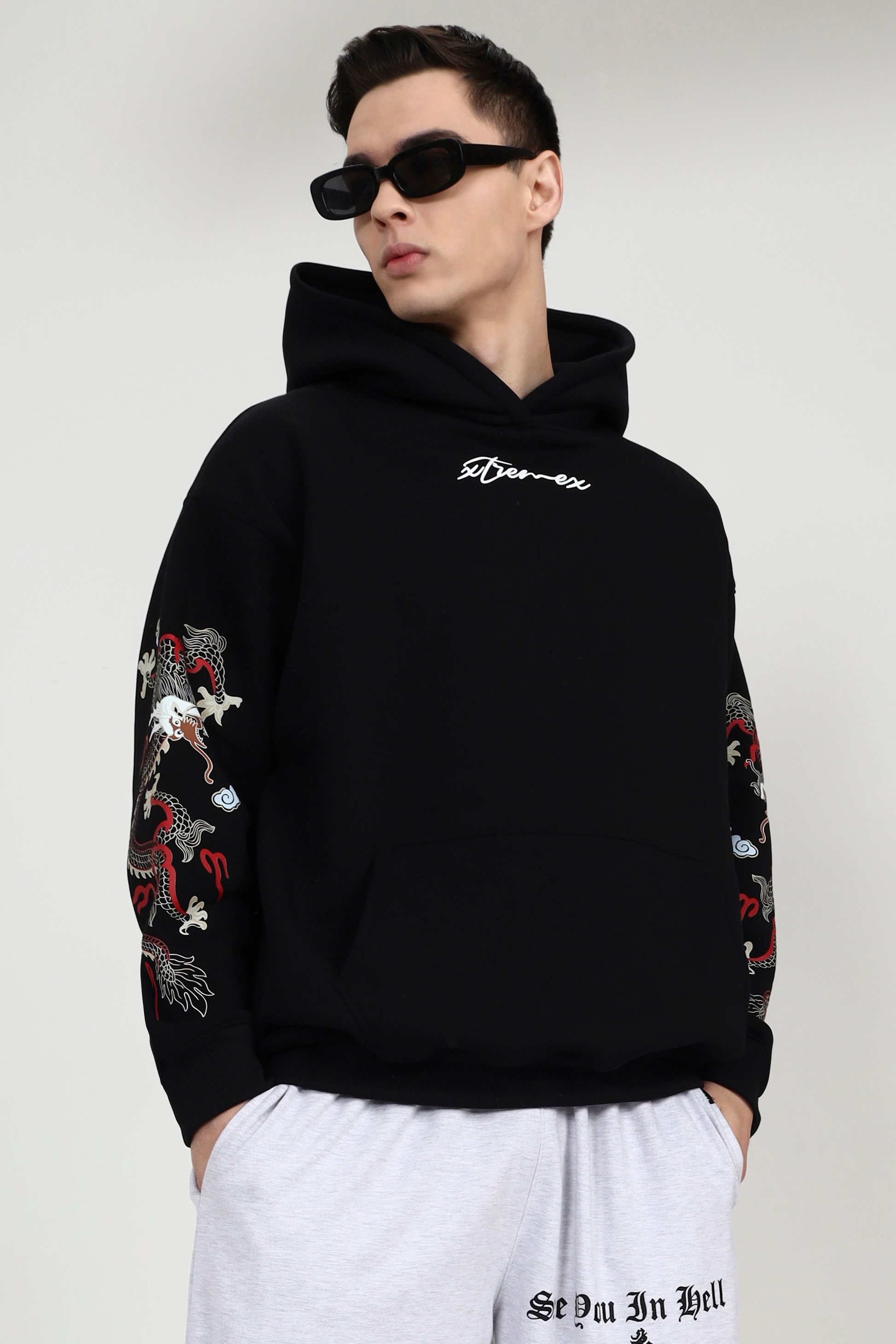 Red Rage Unisex Oversized Hoodie