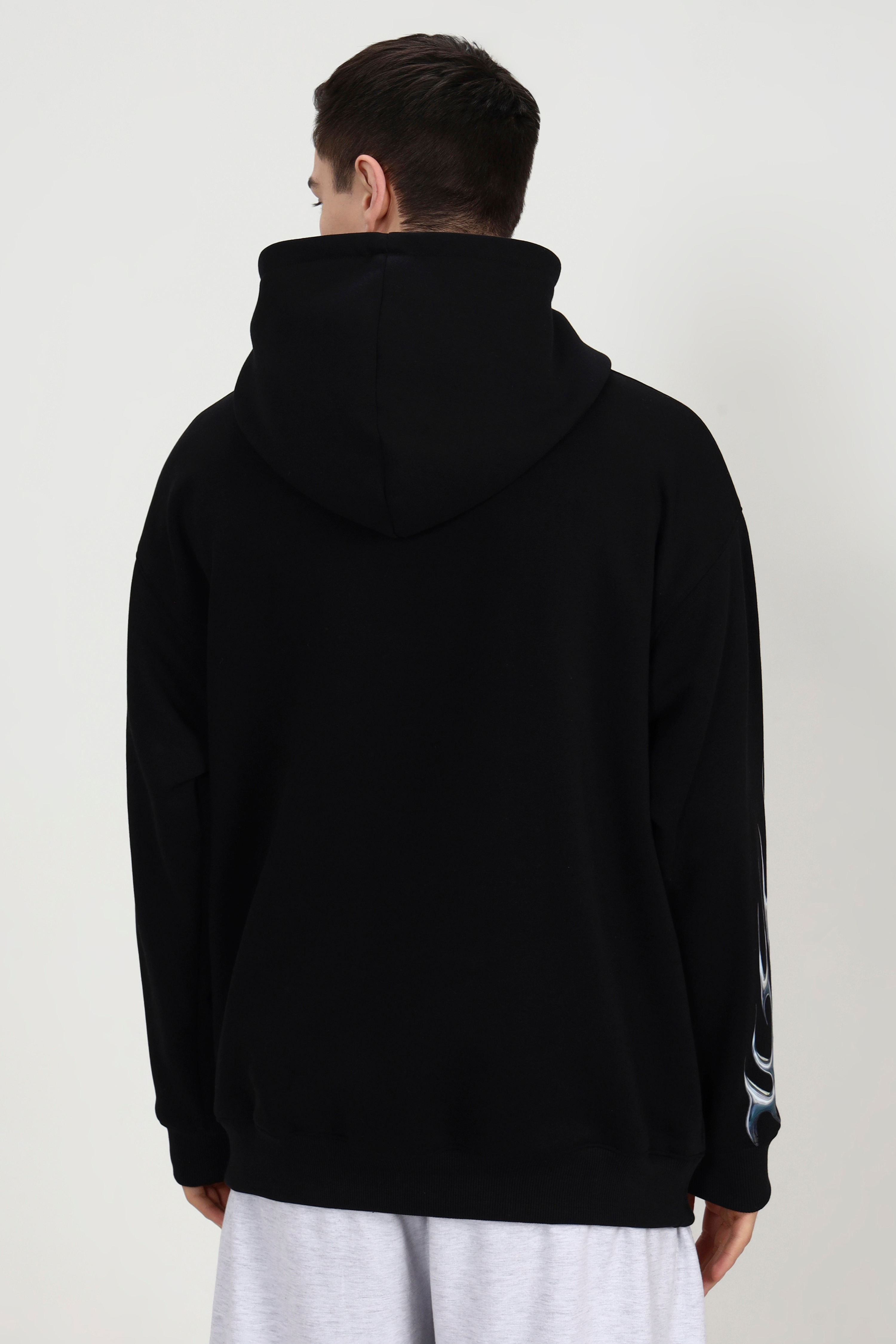 Image of Silver Flame Unisex Oversized Hoodie