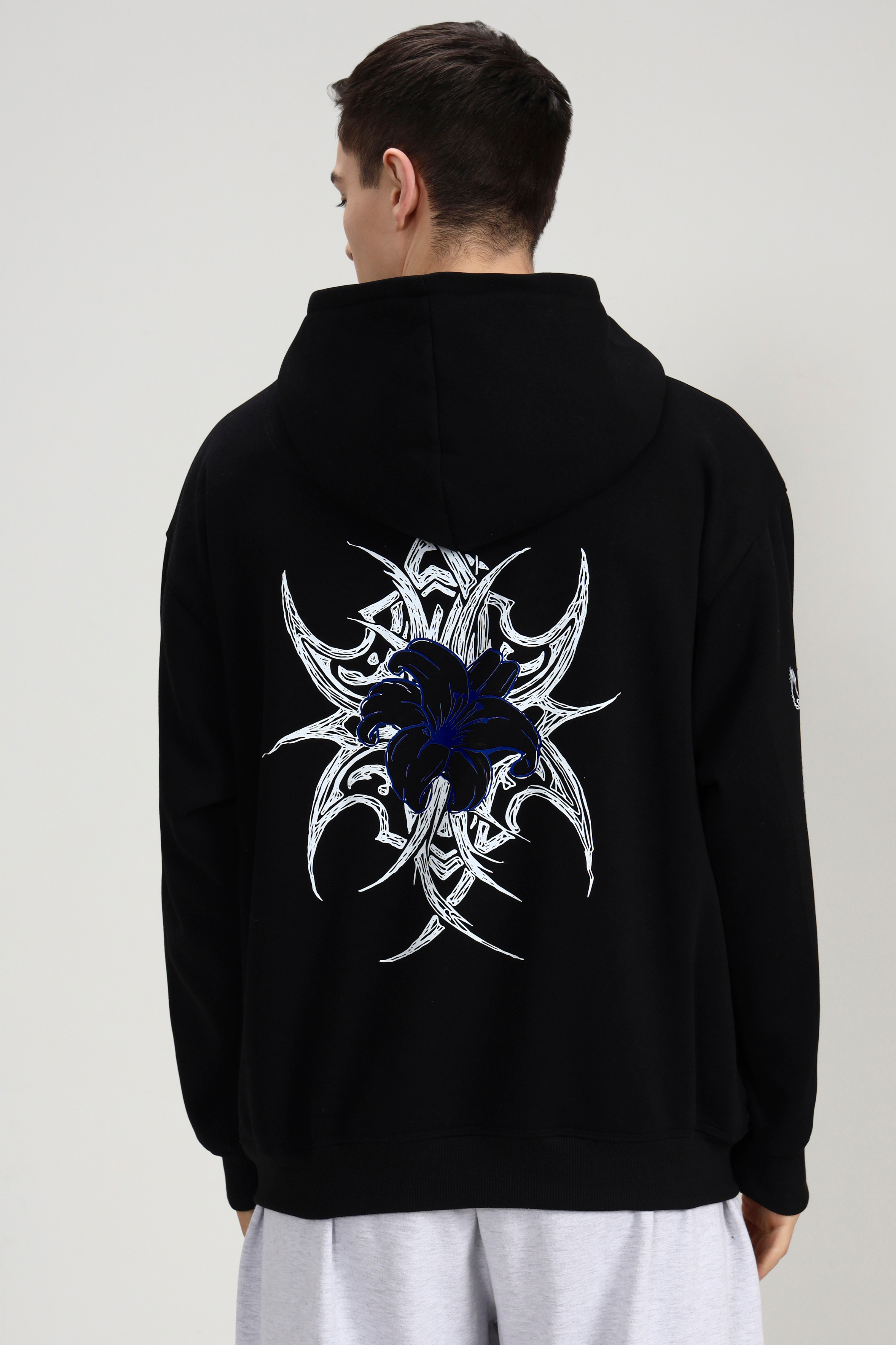 Image of Black Hunt Unisex Oversized Zipper Hoodie