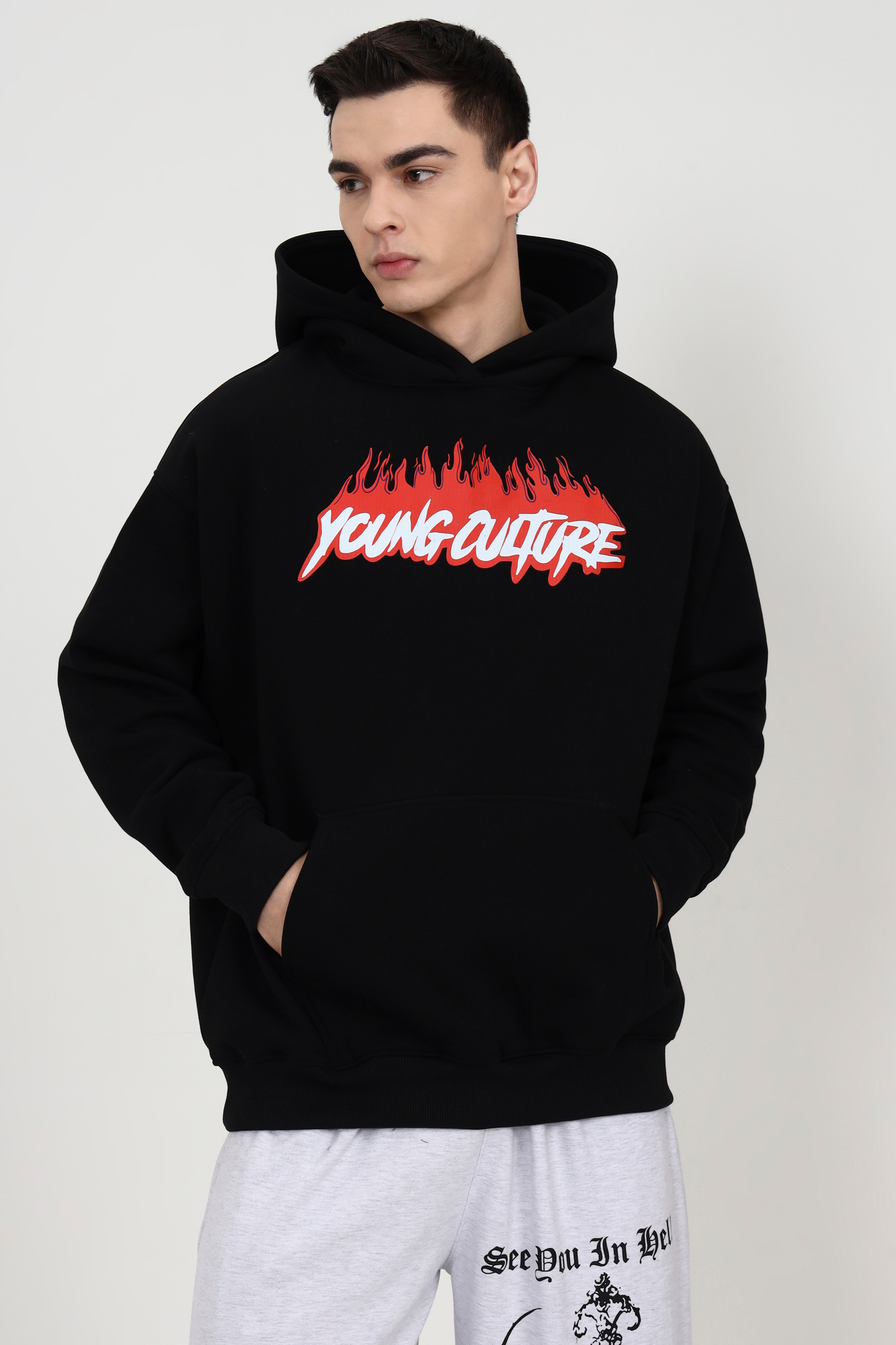 Young Culture Unisex Oversized Hoodie