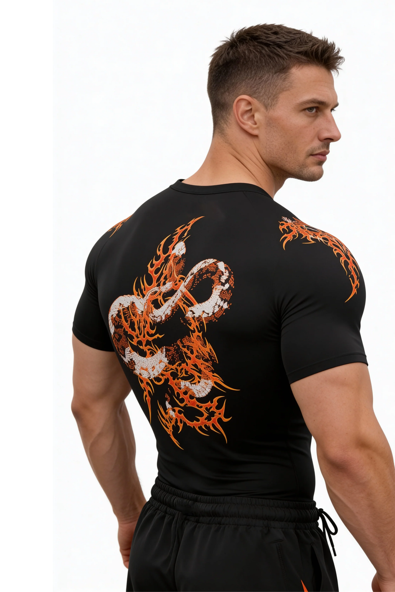Cobra Heat half sleeve compression gym performance tshirt