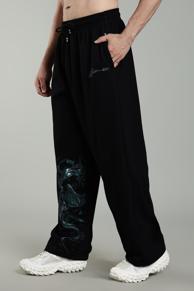 Premium cotton joggers with striking Shadow Skull design