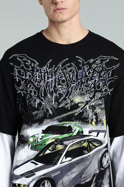 Image of Street Drift Unisex Oversized Full Sleeve Tshirt