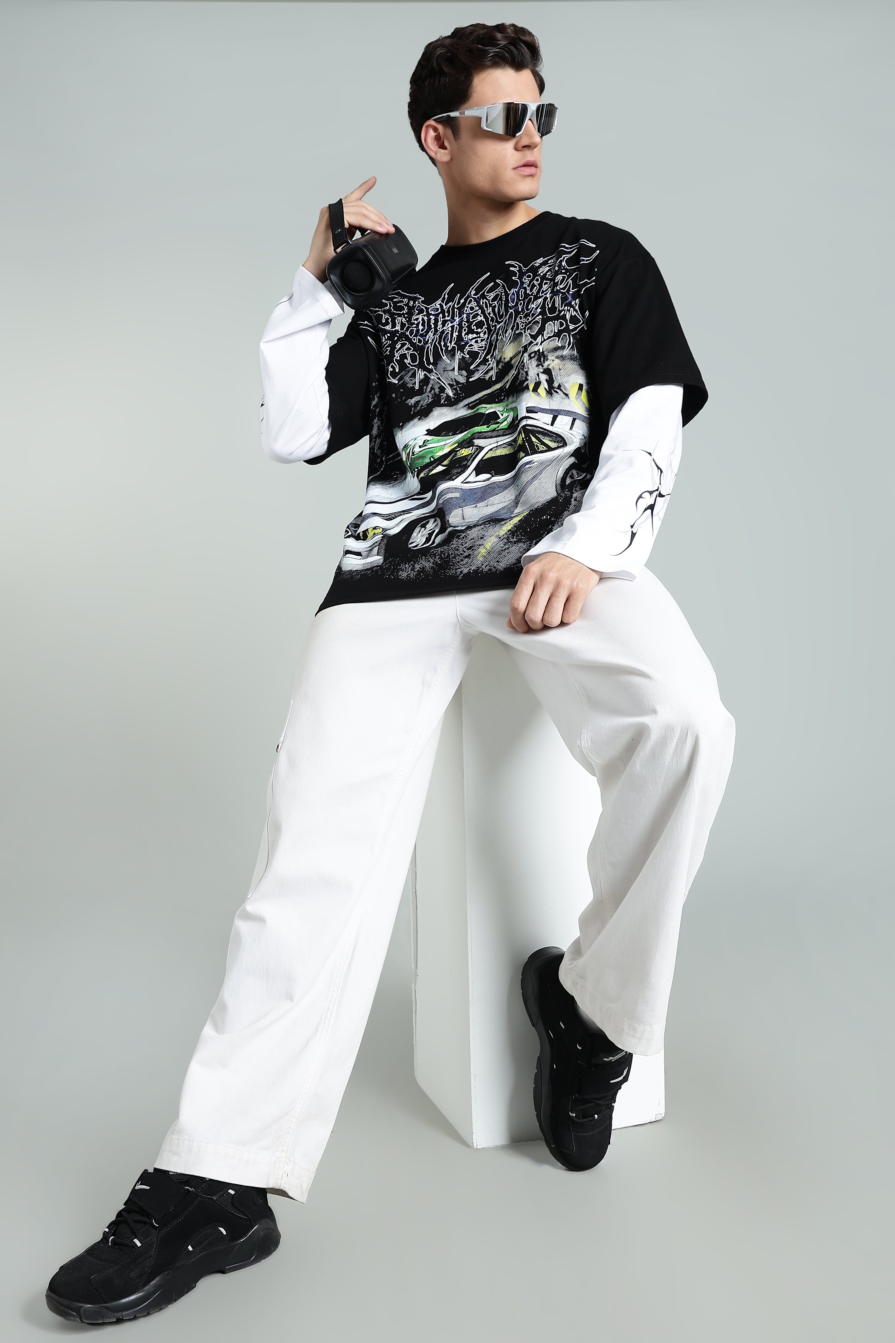 Image of Street Drift Unisex Oversized Full Sleeve Tshirt