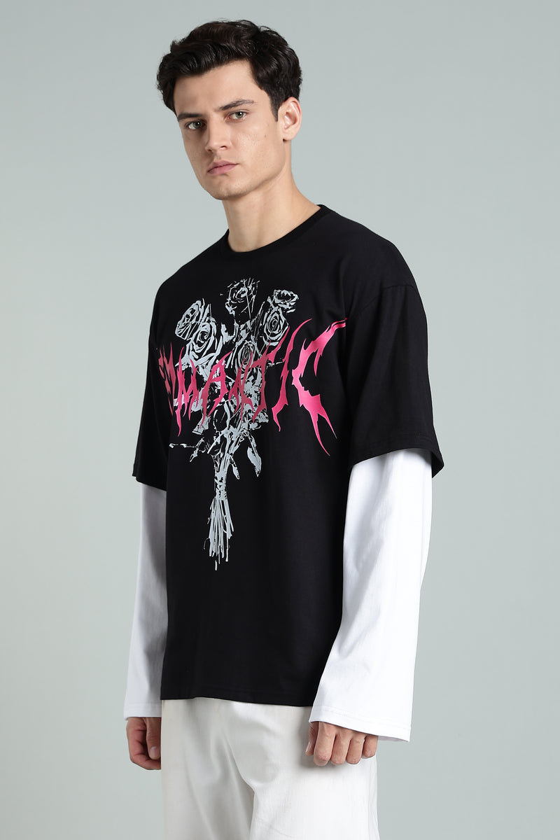 Men's Roseblood relaxed fit graphic streetwear long sleeve teeifm