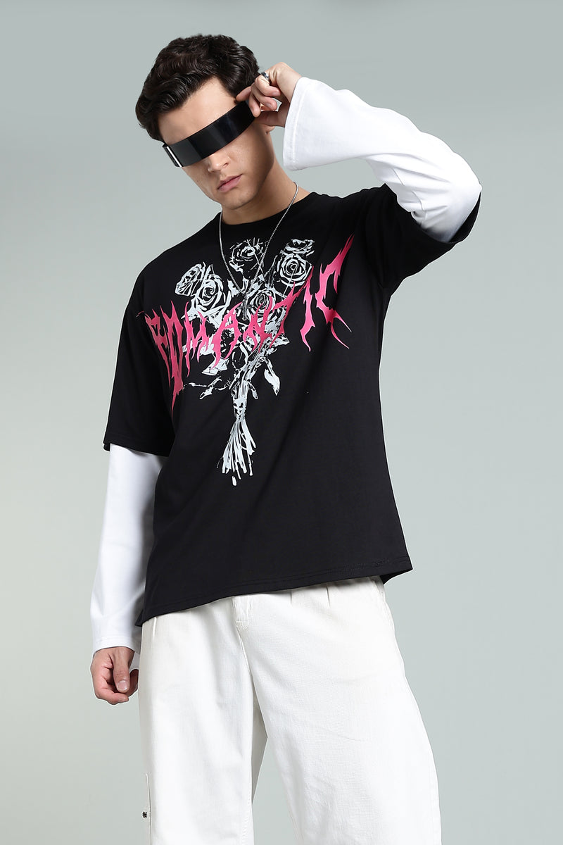 Men's Roseblood oversized full sleeve premium cotton T-shirt ifm