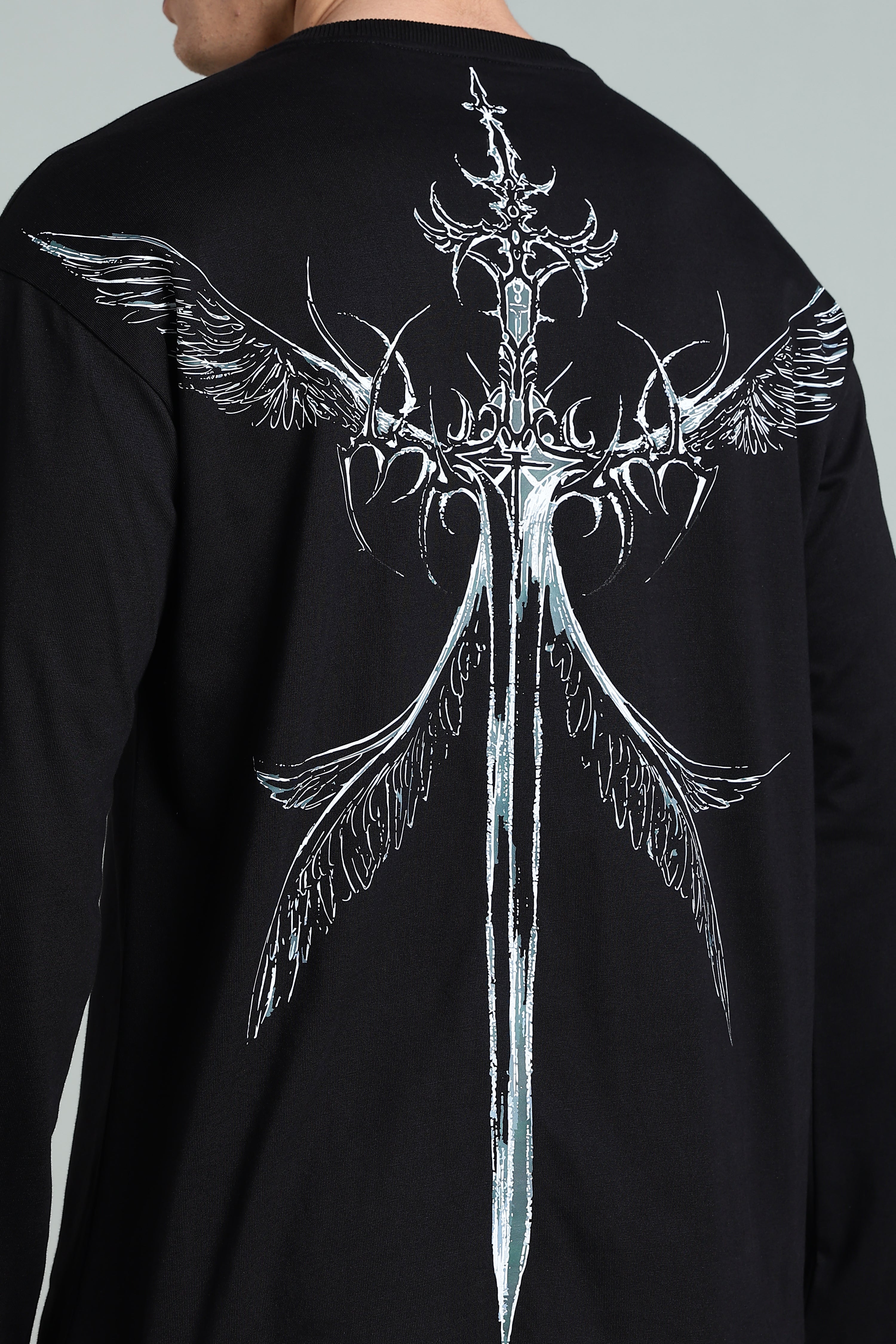 Image of Warrior Unisex Oversized Full Sleeve Tshirt