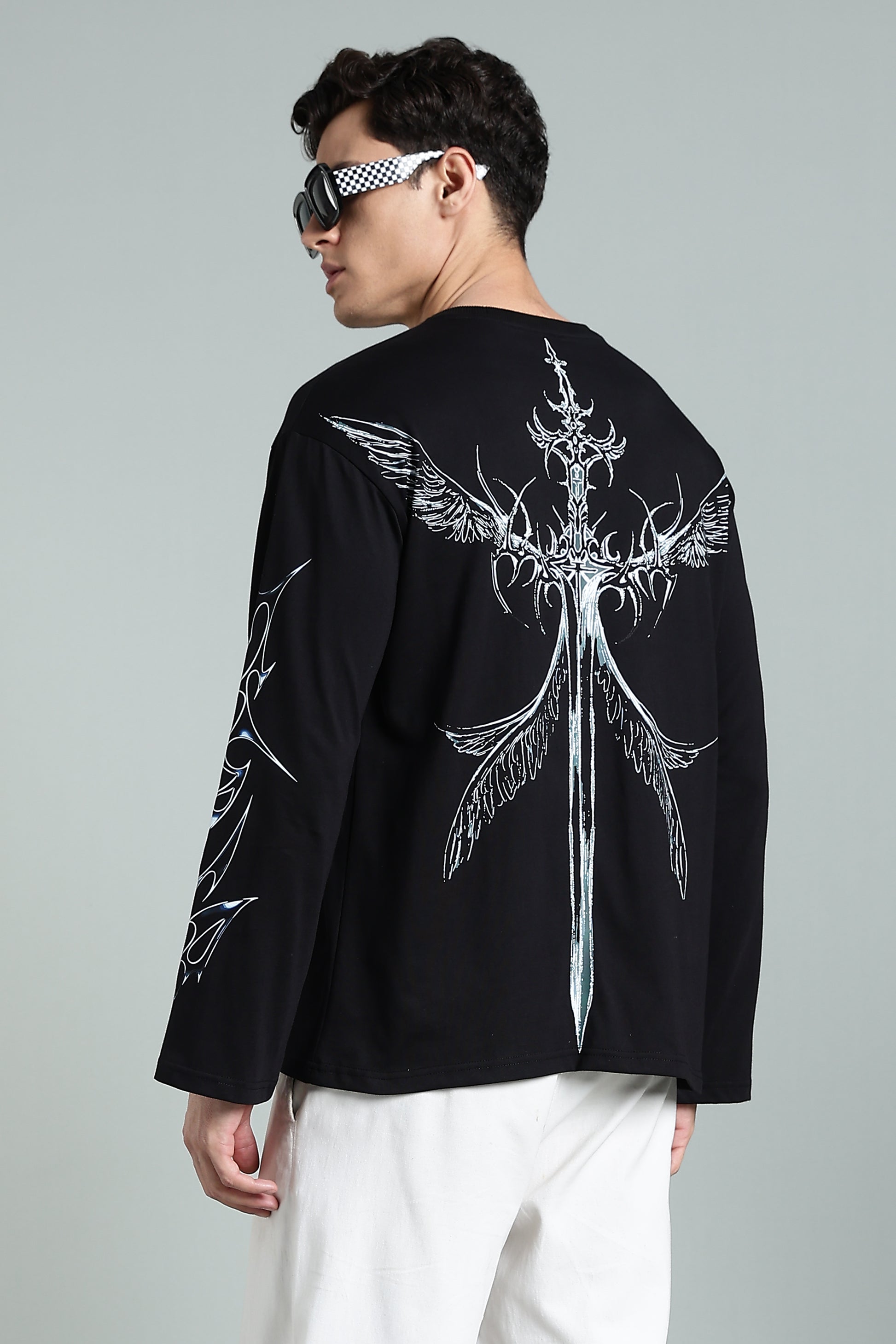 Warrior Unisex Oversized Full Sleeve Tshirt