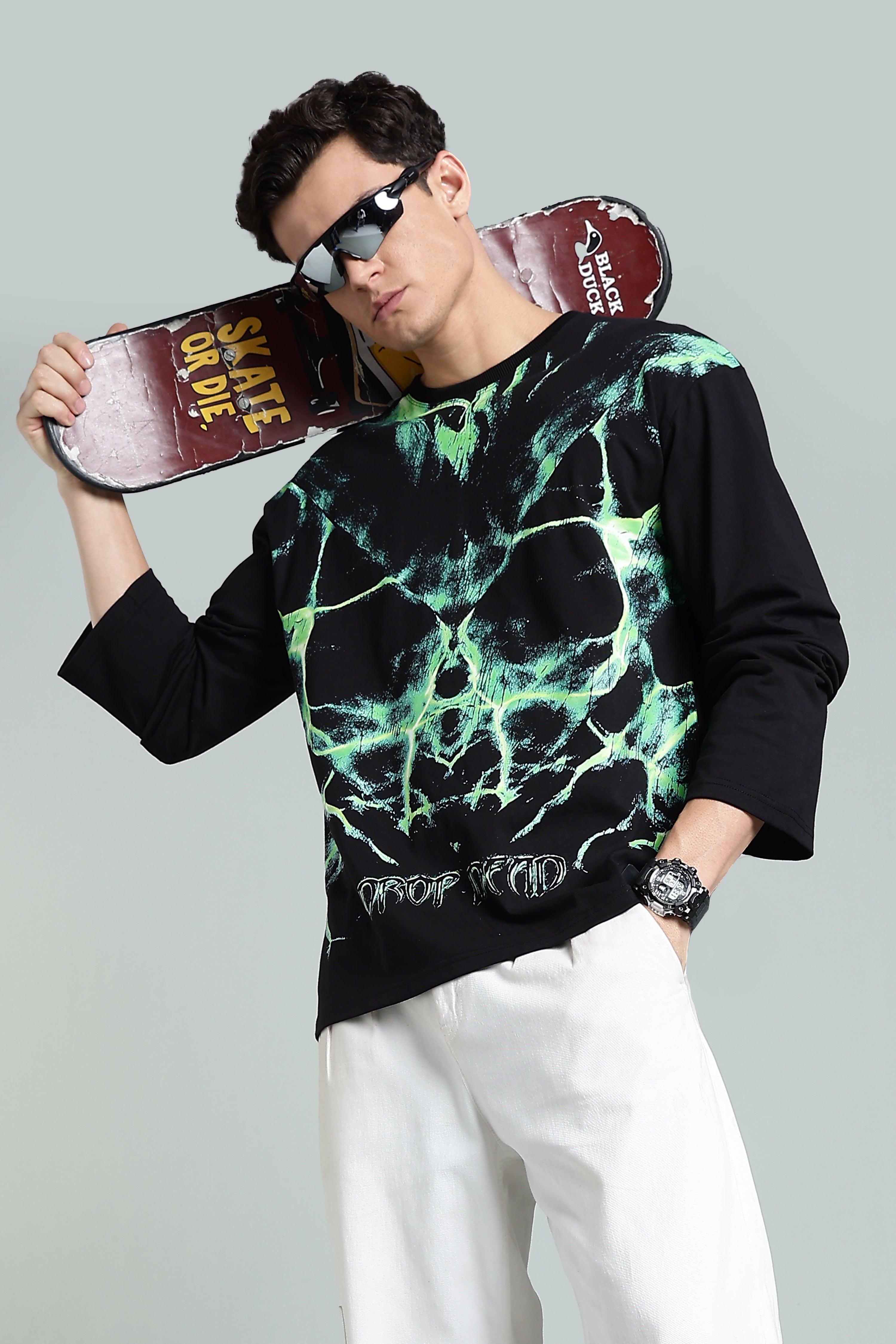 Image of Neon Rage Unisex Oversized Full Sleeve Tshirt