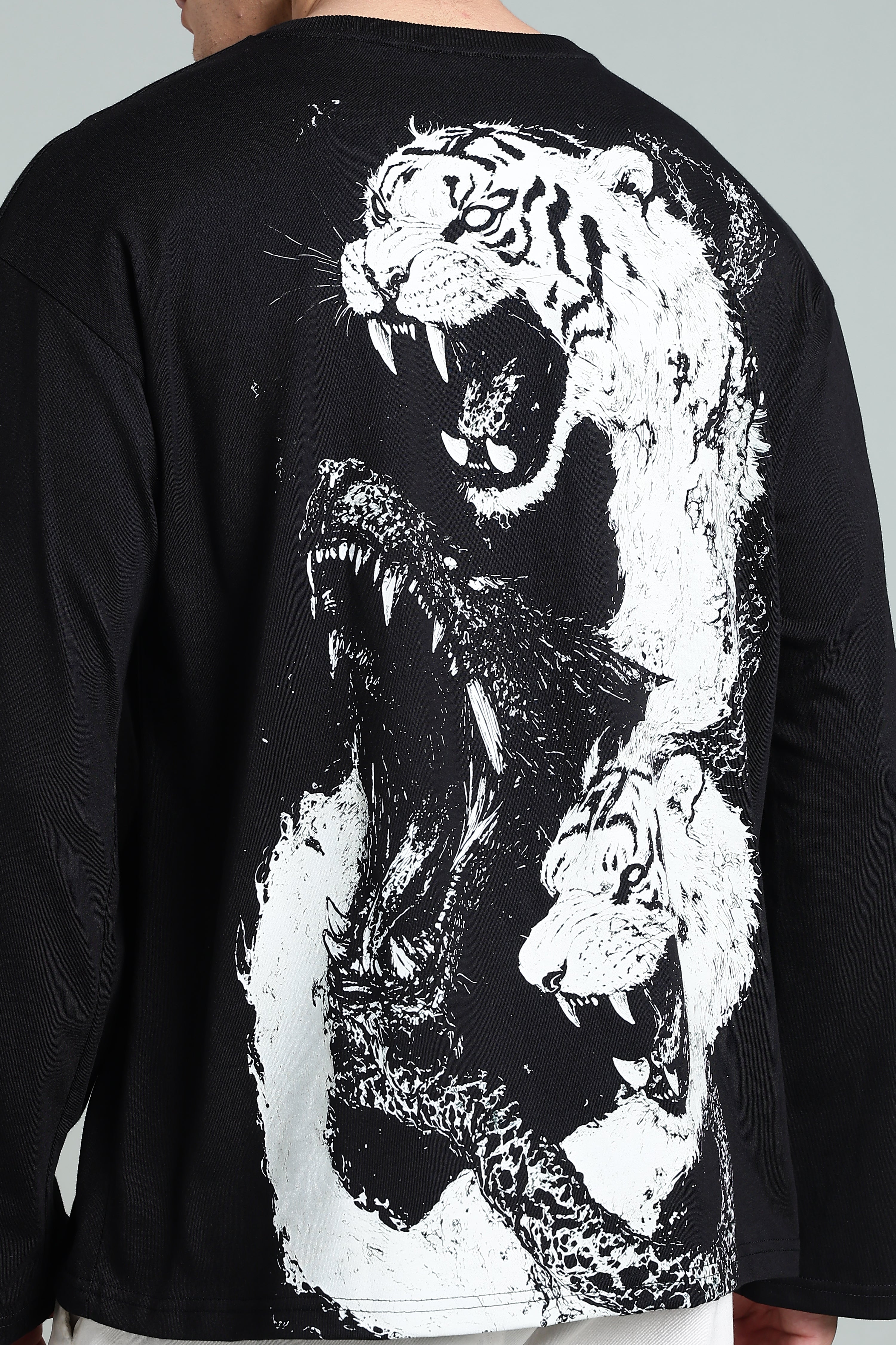 Image of Predator King Unisex Oversized Full Sleeve Tshirt