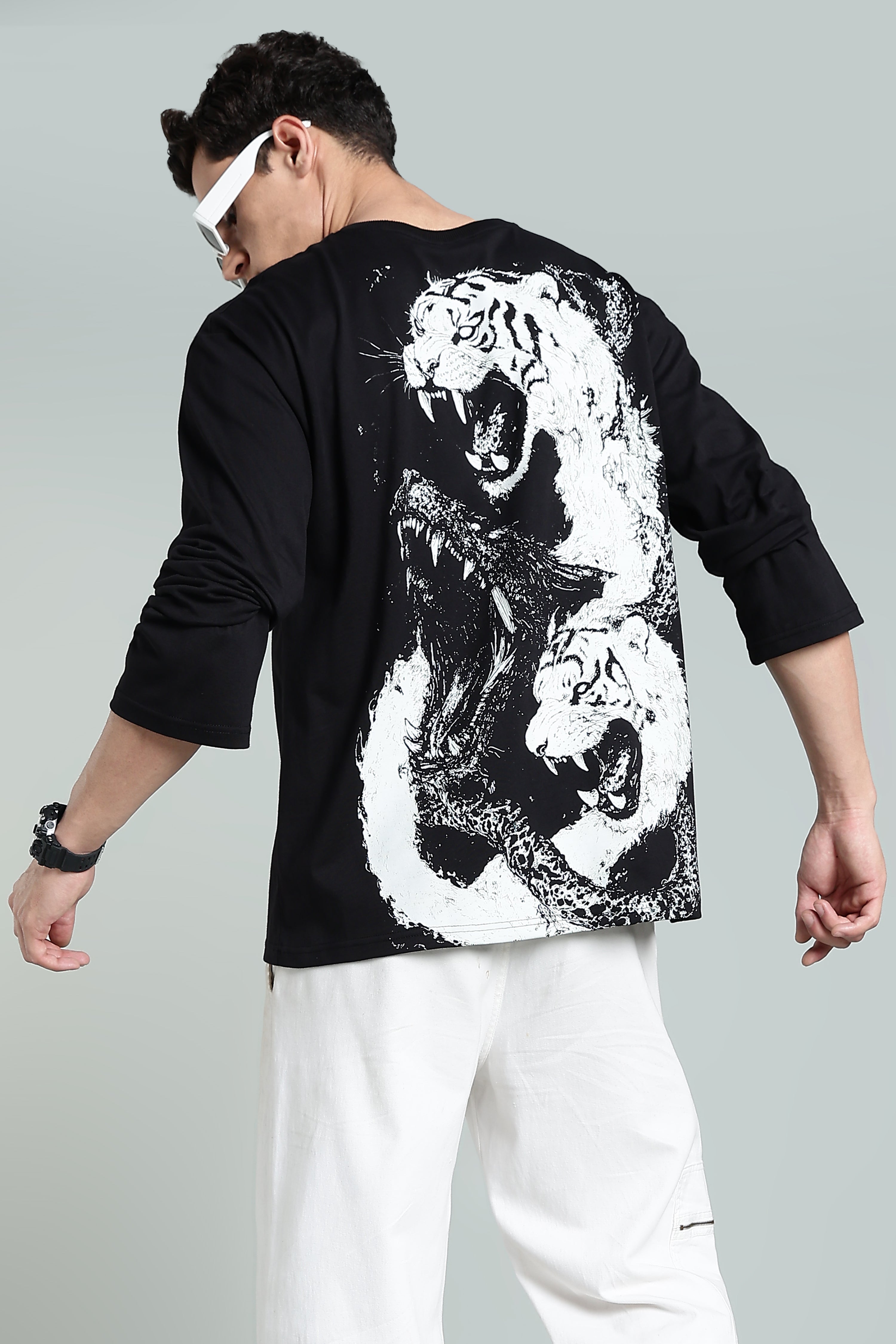 Image of Predator King Unisex Oversized Full Sleeve Tshirt