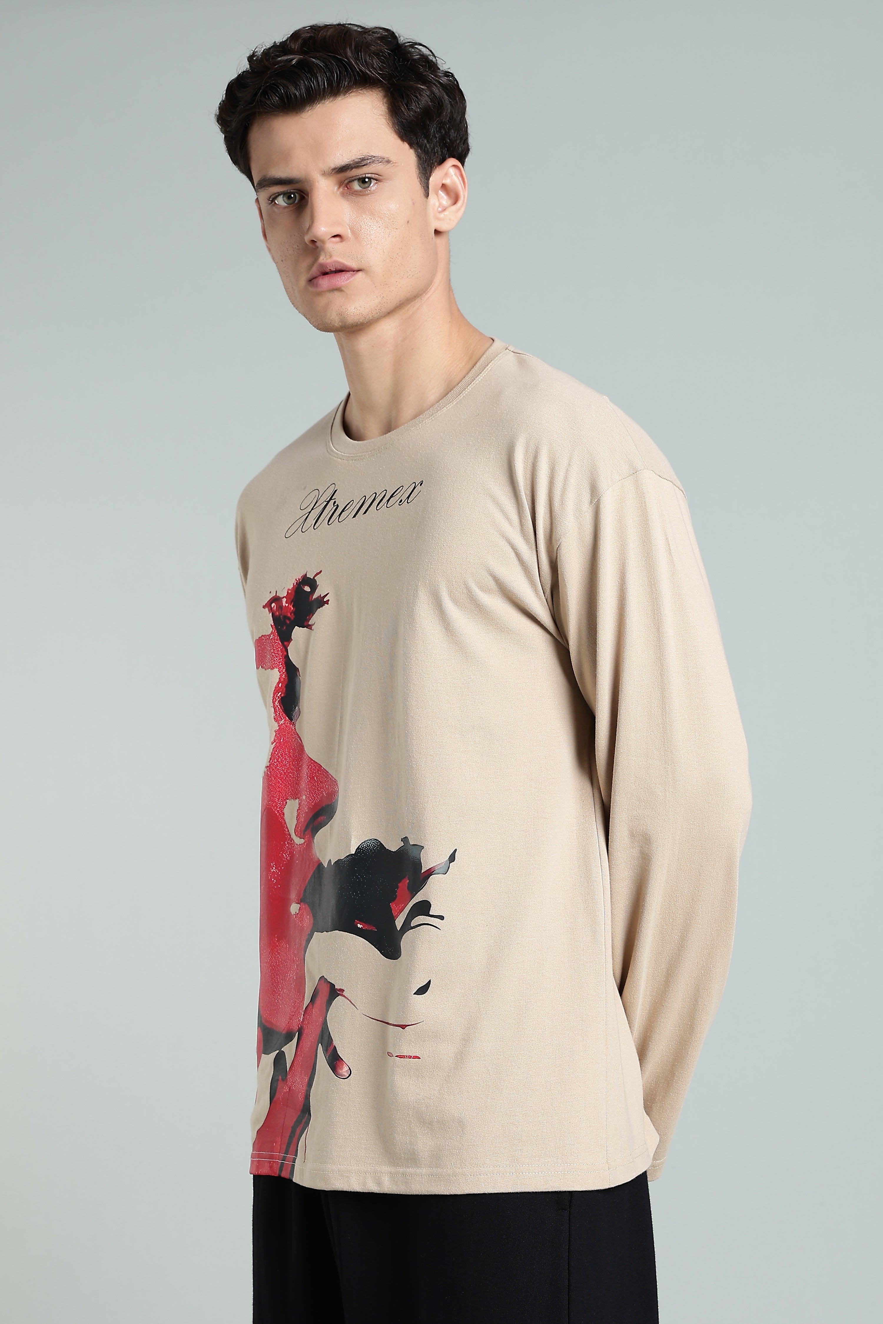 Image of Mystic Smoke Unisex Oversized Full Sleeve Tshirt