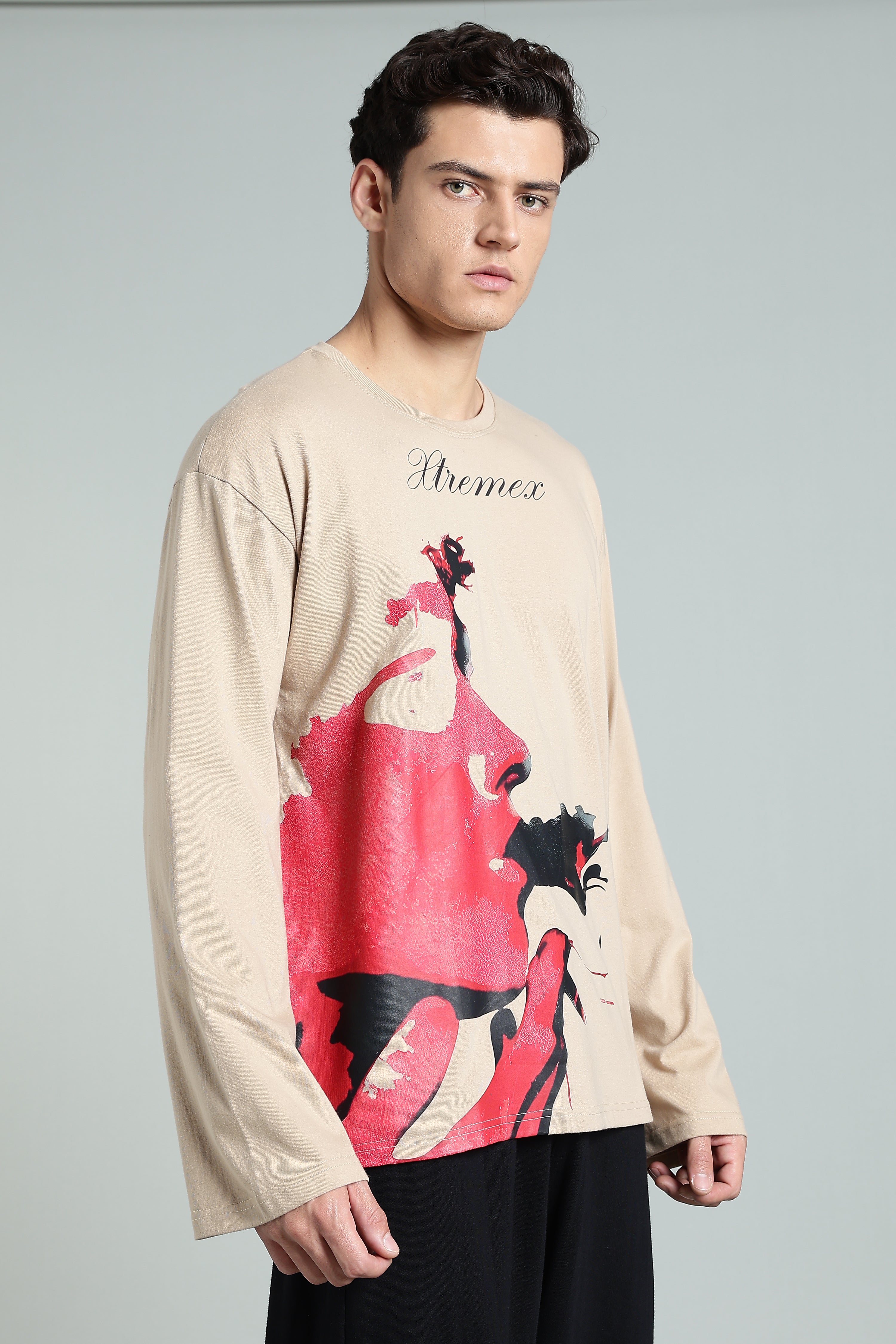 Image of Mystic Smoke Unisex Oversized Full Sleeve Tshirt