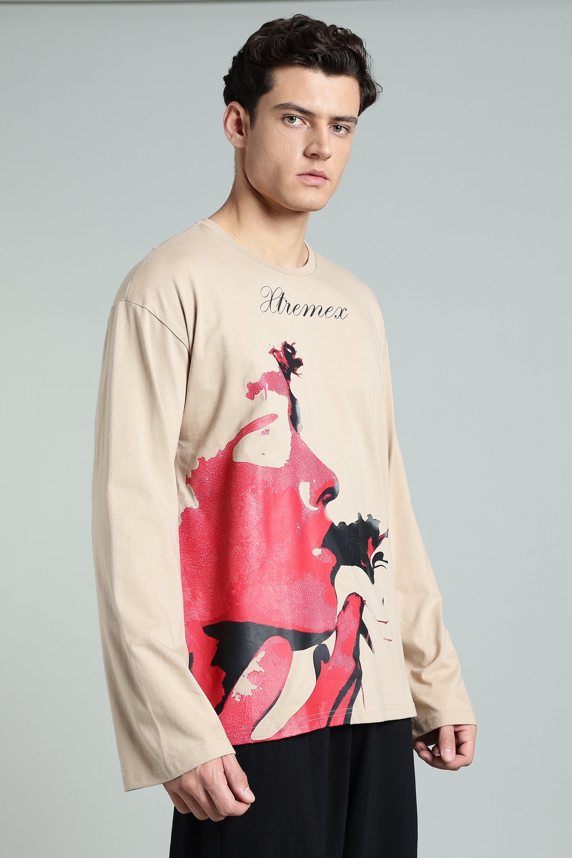 Mystic Smoke Unisex Oversized Full Sleeve Tshirt