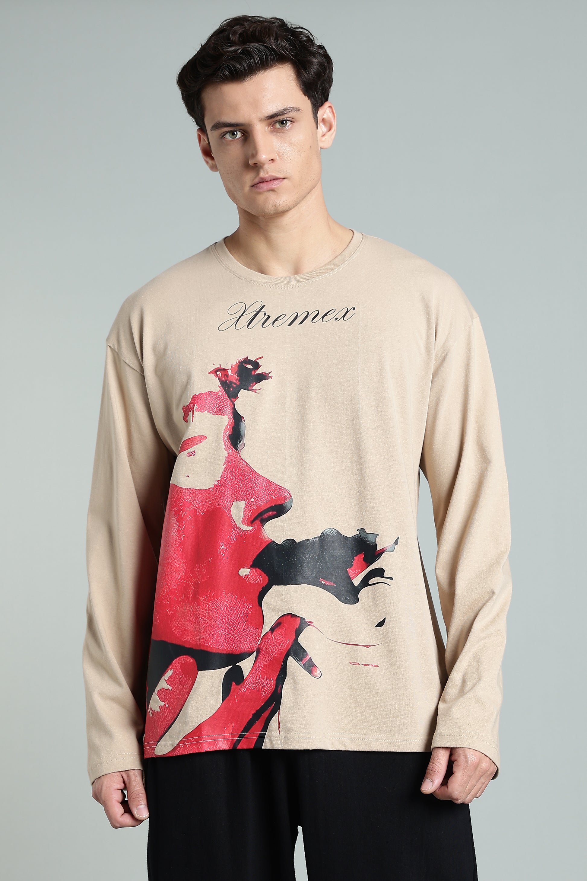 Mystic Smoke Unisex Oversized Full Sleeve Tshirt