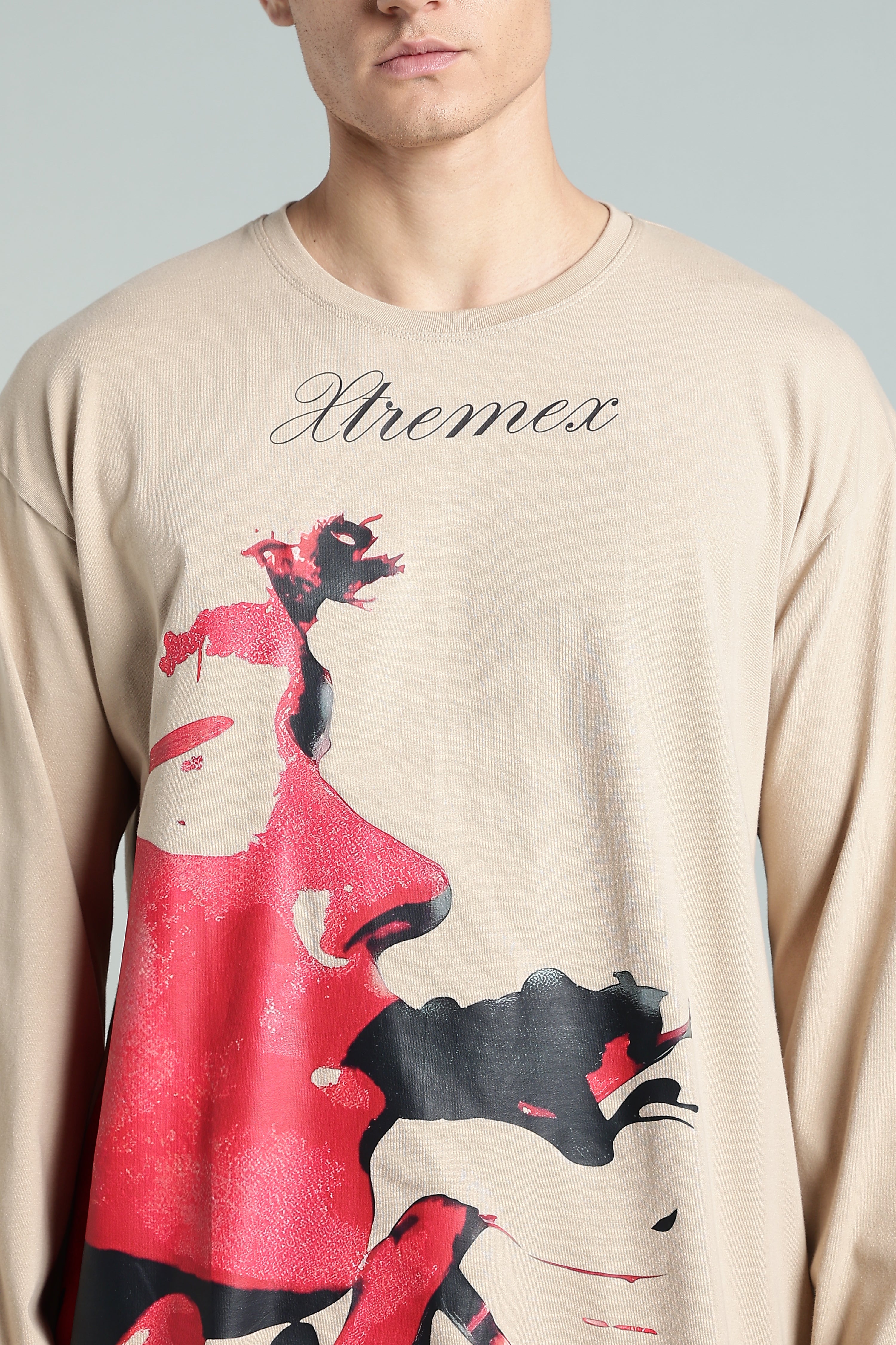 Image of Mystic Smoke Unisex Oversized Full Sleeve Tshirt